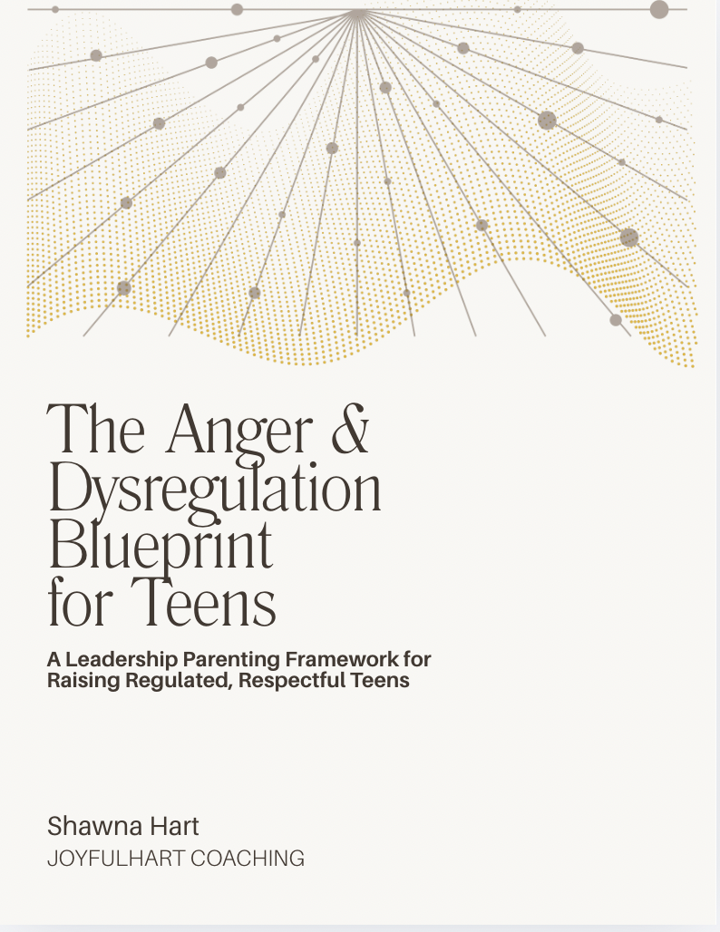 The Anger & Dysregulation Blueprint for Teens