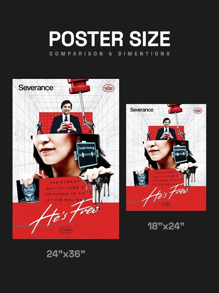 Severance poster Mark poster Helly poster Severance mark helly TV show wall art Severance pop culture wall art bardo craft bdcmma