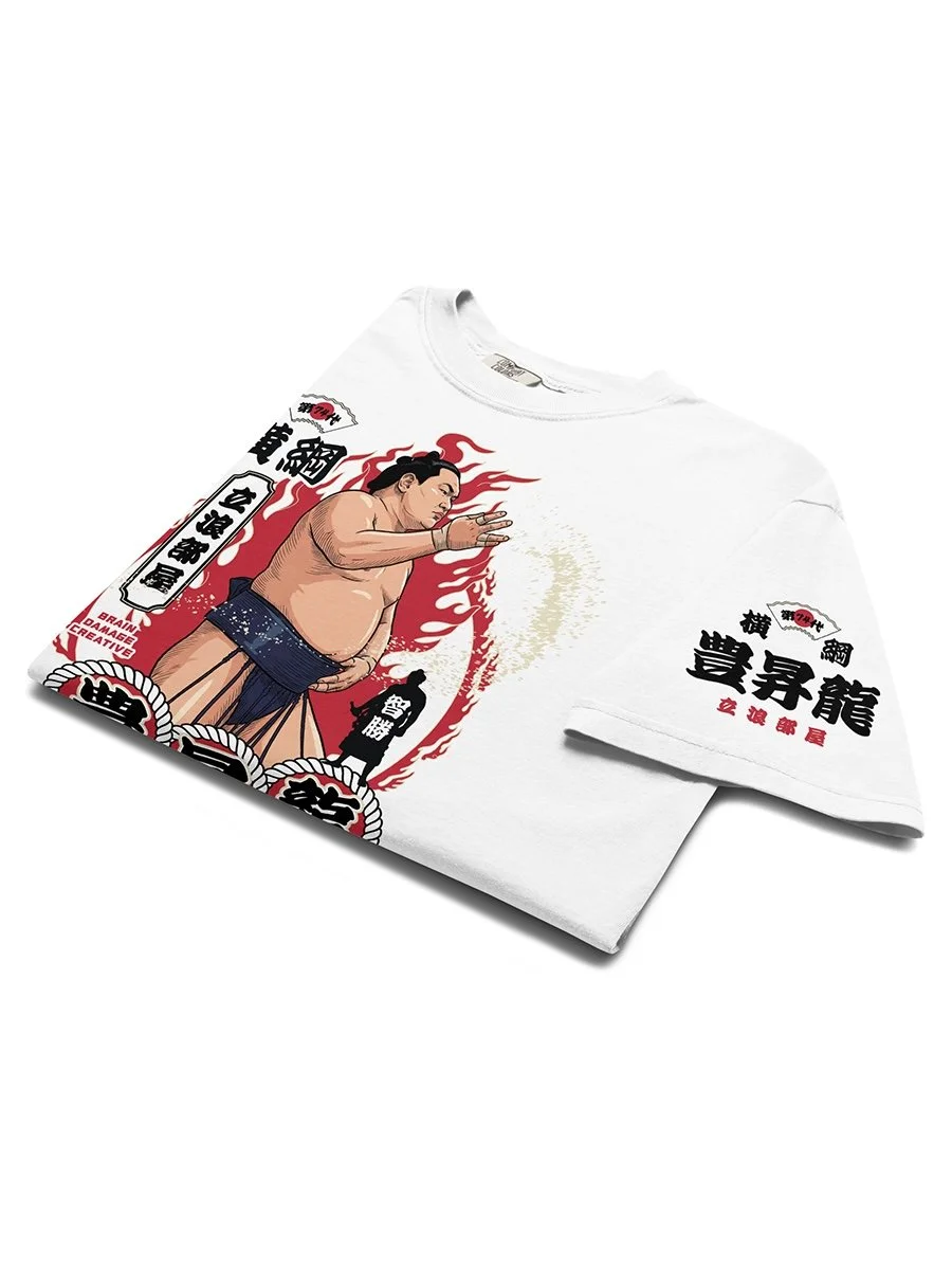 hoshoryu sumo wrestler tshirt grand sumo rikishi shirt hoshoryu tomokatsu sumo tee japanese sumo fan apparel mongolian rikishi shirt 大相撲 豊昇龍 力士 tシャツ 相撲 ファン グッズ 日本 相撲 トーナメント スポーツ シャツ