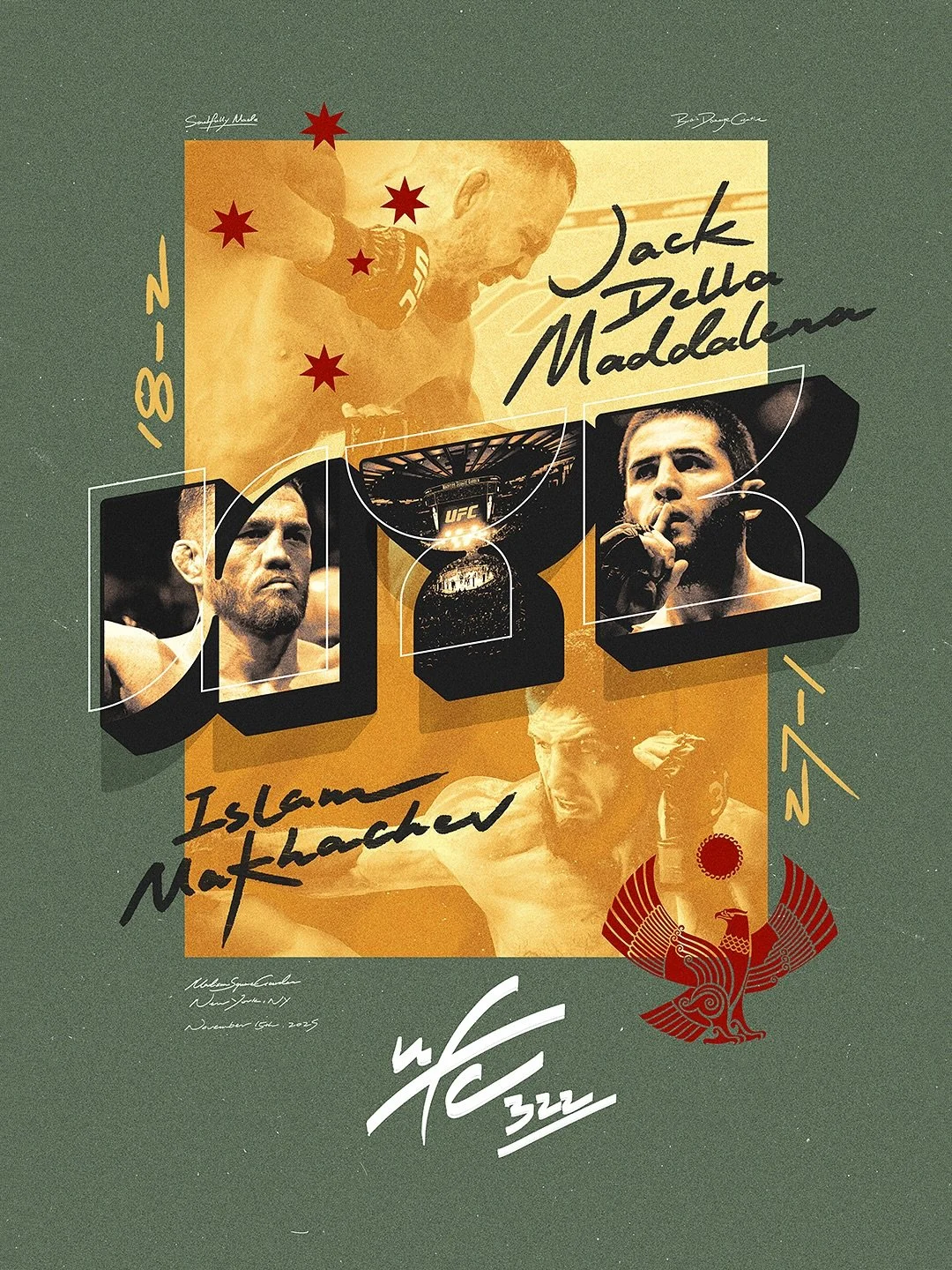 UFC 322 Poster: Della Maddalena vs Makhachev
Live From Madison Square Garden Arena In New York, NY
#jackdellamaddalena #IslamMakhachev
#UFC322 #ufc #braindamagecreative