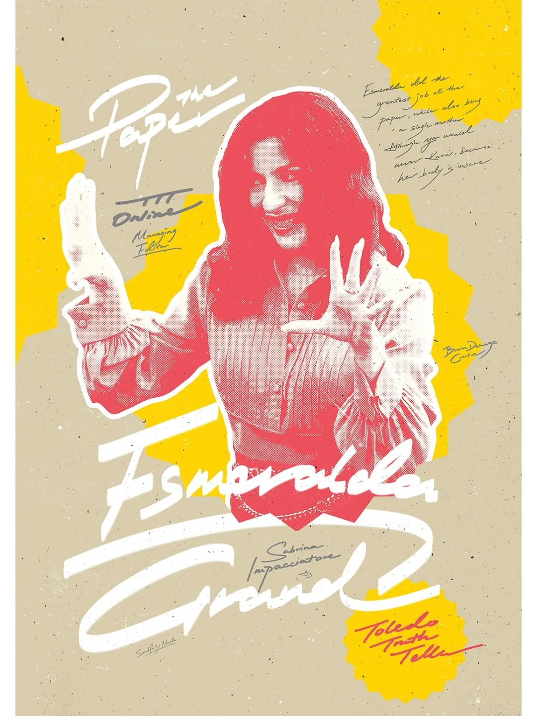 Esmeralda did the greatest job at the paper, while also being a single mother. Although you would never know, because her body is insane. 💀

The Paper, Sabrina Impacciatore as Esmeralda Grand
#EsmeraldaGrand&nbsp;#ThePaper&nbsp;#SabrinaImpacciatore&