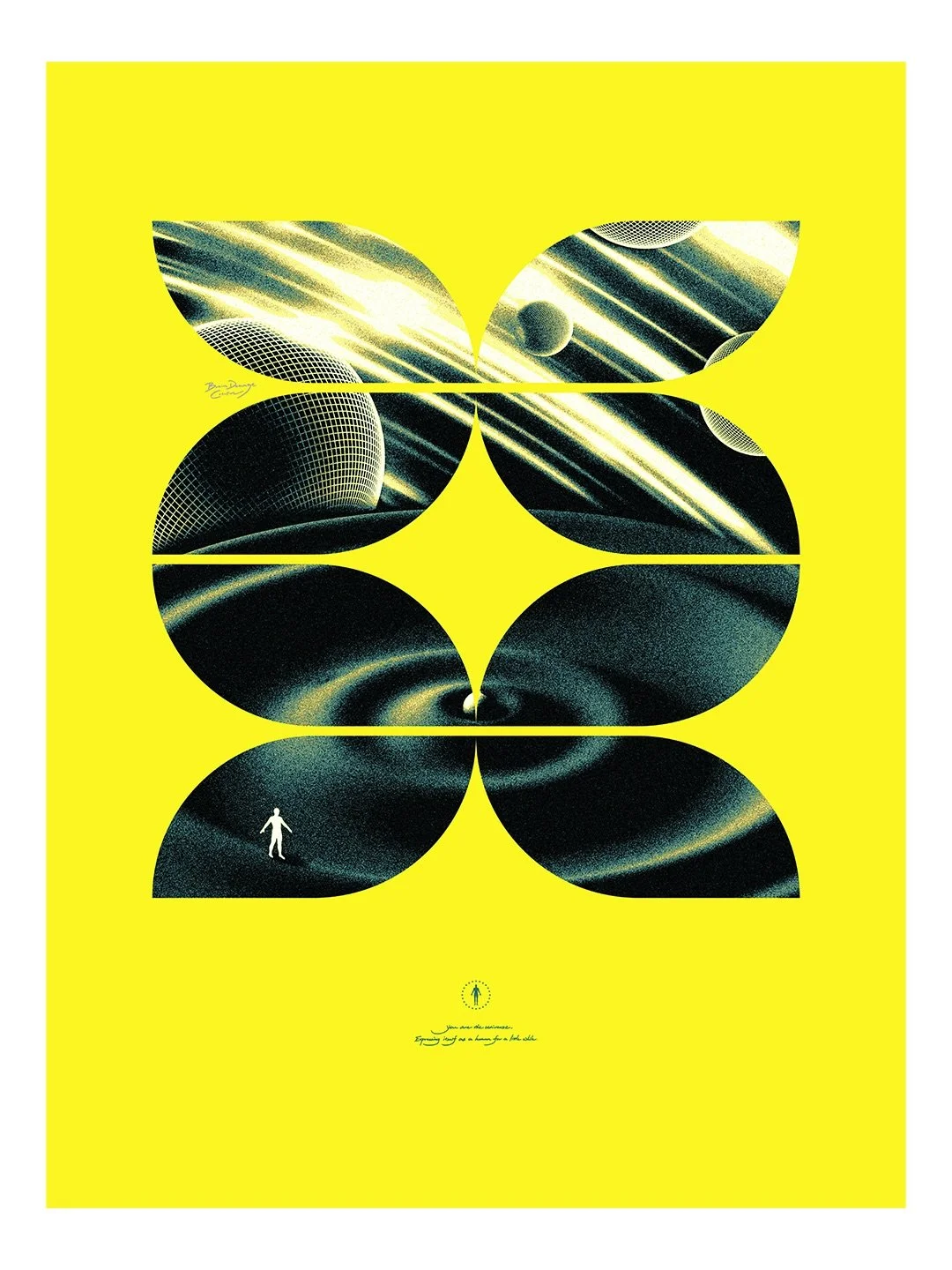 You are the universe, 
Expressing itself as a human for a little while.
#portal #scifiart #lettering #braindamagecreative