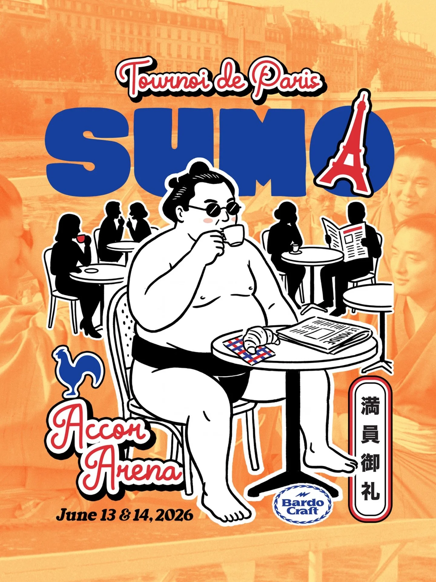 Is fondue the French version of chankonabe? is dorayaki the Japanese version of macaron? How much would dinner cost in Paris for a rikishi? Paris is so lucky, Sumo Paris 2026.

#SumoParis2026 #ParisBasho #Sumo #相撲 #bardocraft