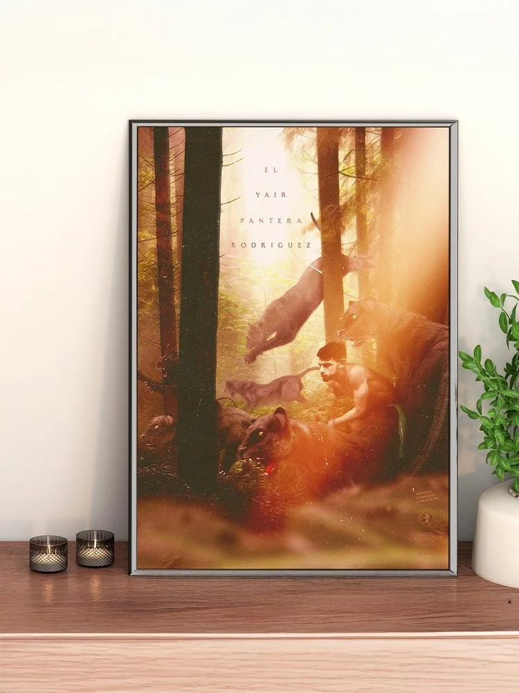 Yair Rodríguez Merch poster UFC el pantera knockout Featherweight champion Mexican striking mma fighter bdcmma brain damage creative mixed martial art collectible combat sports training boxing