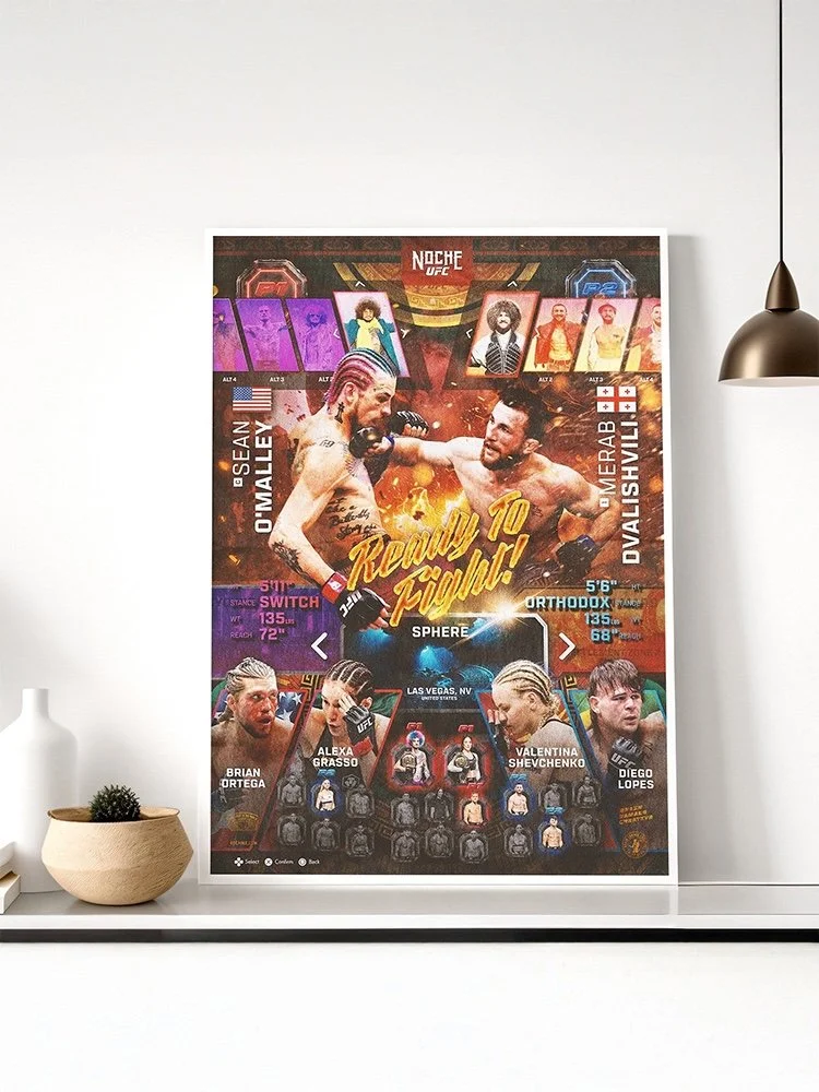 Noche UFC 306 Poster Merab Dvalishvili vs Sean O'Malley