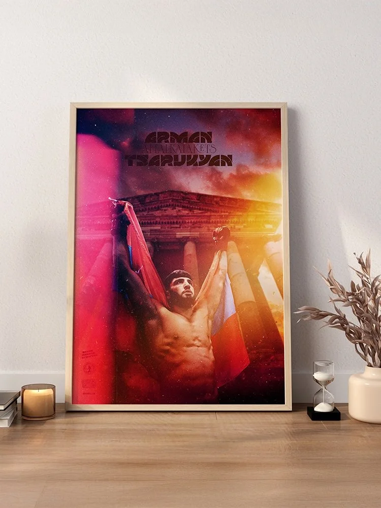  Arman Tsarukyan UFC poster Arman Tsarukyan Armenian batman MMA fighter wall art UFC wall art Arman Tsarukyan fighter poster fighter wall art fight fan decor bardo craft bdcmma