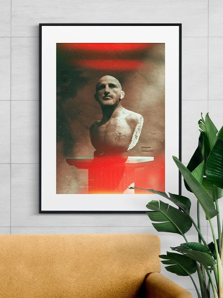 Alexander Volkanovski Merch Tshirt UFC great Featherweight Australian champion knockout striking mma fighter bdcmma brain damage creative poster mixed martial art collectible combat sports training