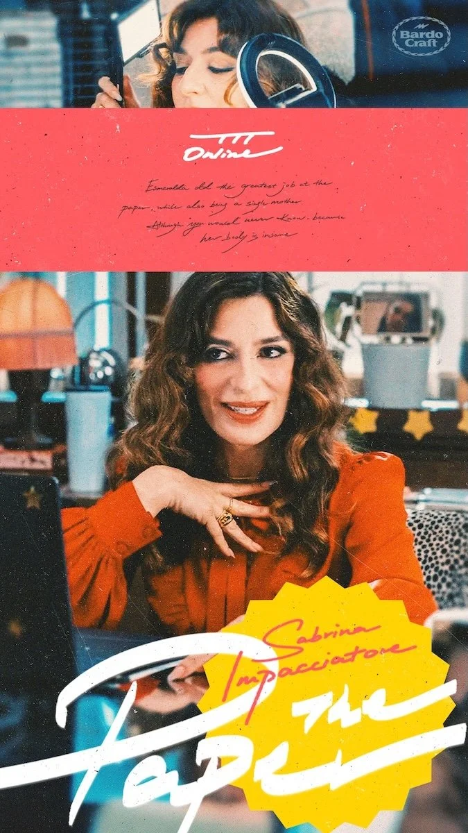 esmeralda grand the paper series tshirt tv show graphic tee esmeralda grand shirt the paper comedy series apparel fan merch entertainment clothing office mockumentary style tee bardo craft