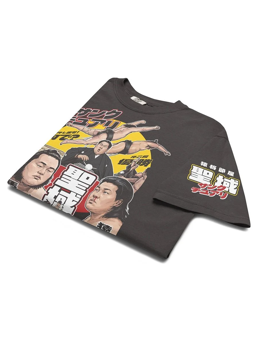 Sanctuary sumo netflix series shirt Sanctuary Japanese sumo netflix drama graphite graphic tee sumo wrestling fan apparel Japanese TV series shirt sumo culture shirt bardo craft bdcmma .jpg