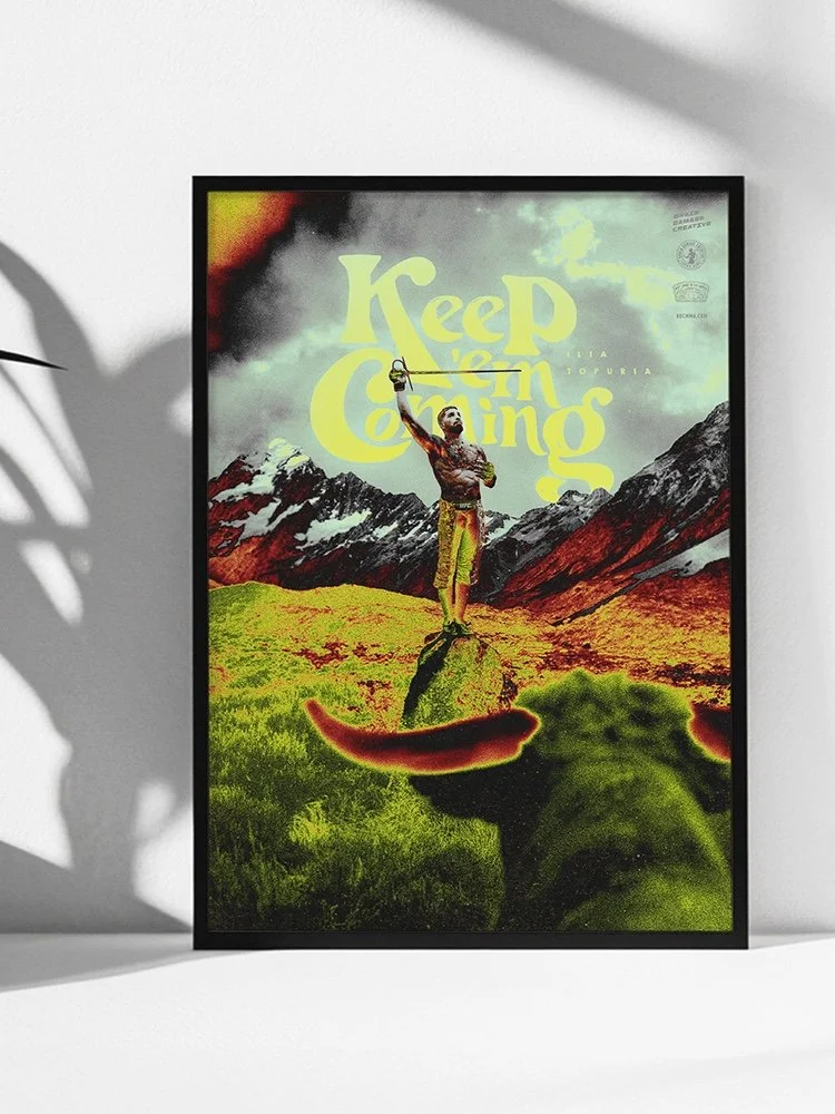 Ilia Topuria El Matador UFC tshirt hoodie merch mma Georgia Spain boxing striking poster mixed martial art collectible workout apparel knockout bdcmma brain damage creative trading cards lightweight