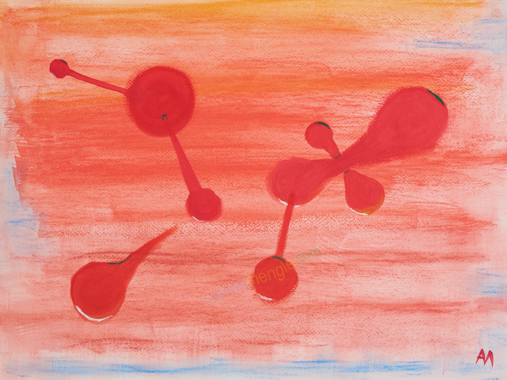Meditation, Red IV