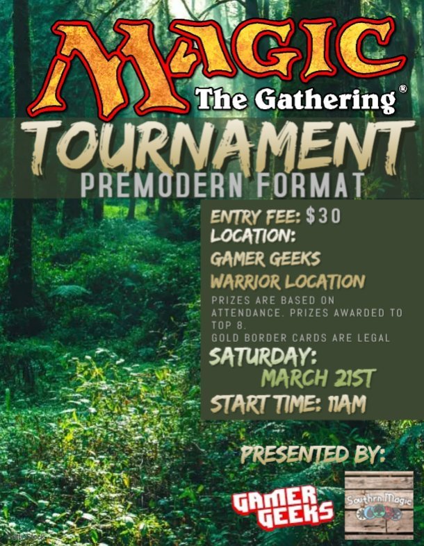 Pre-Modern MTG Tournament