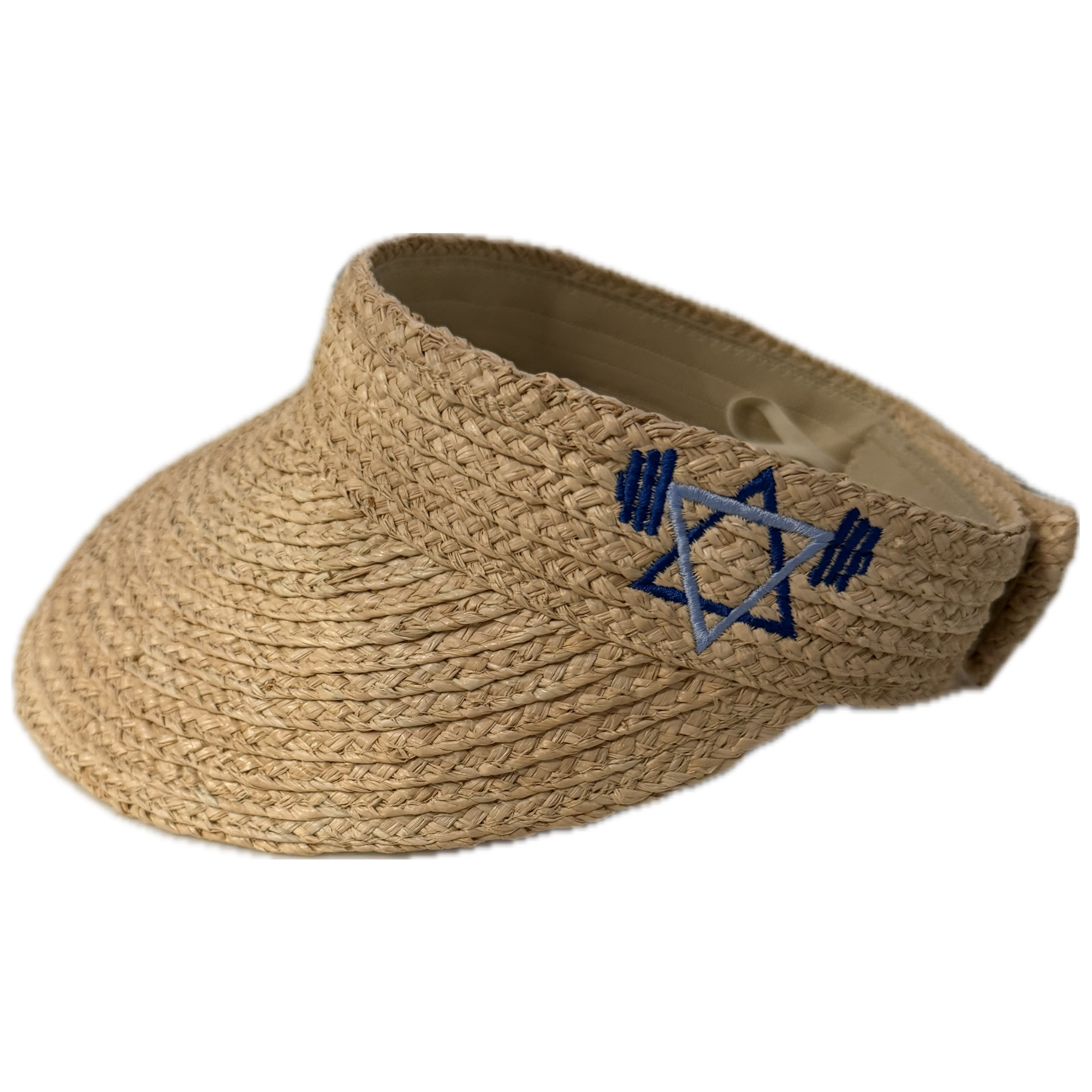 Mazel Toned Straw Visor