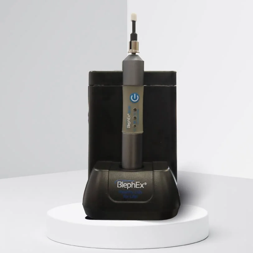 BlephEx treats blepharitis.