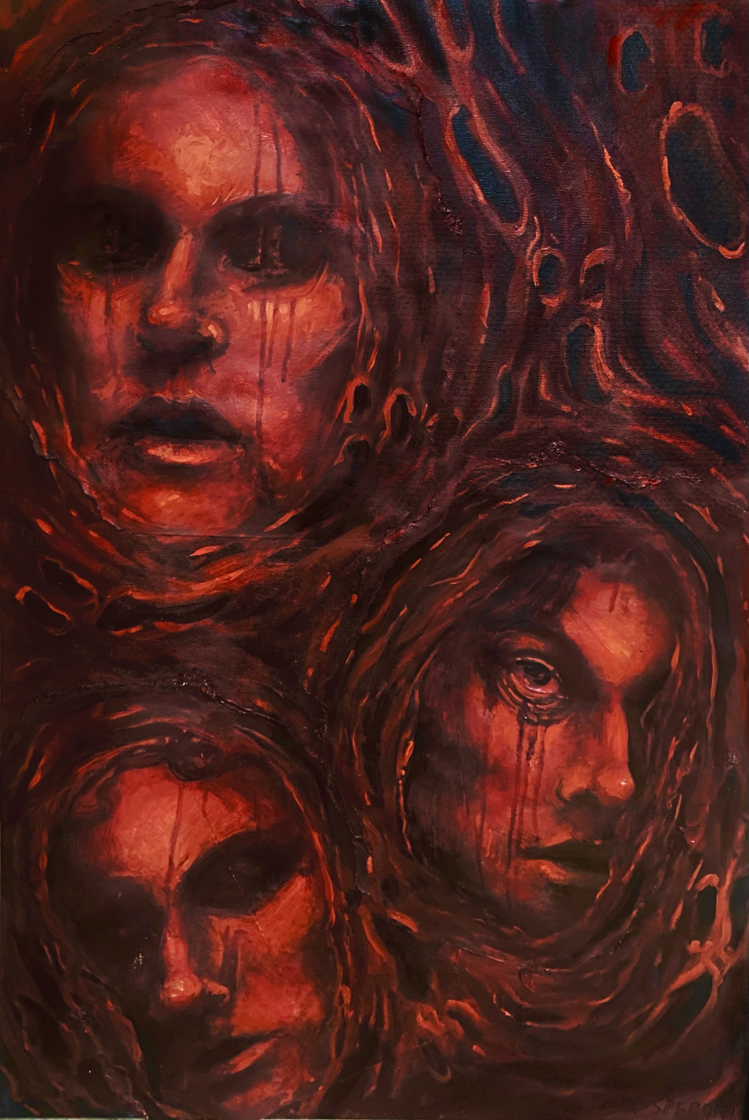 “Butterface”
Mixed media on canvas
24in. x 36in.
2023