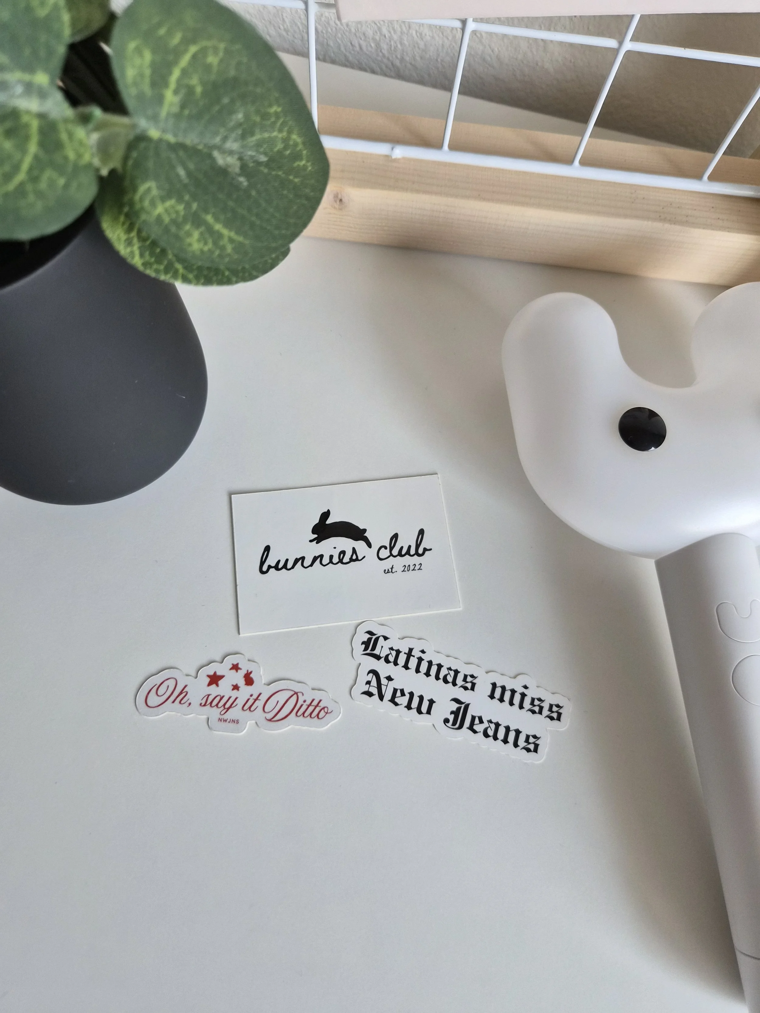 bunnies club sticker