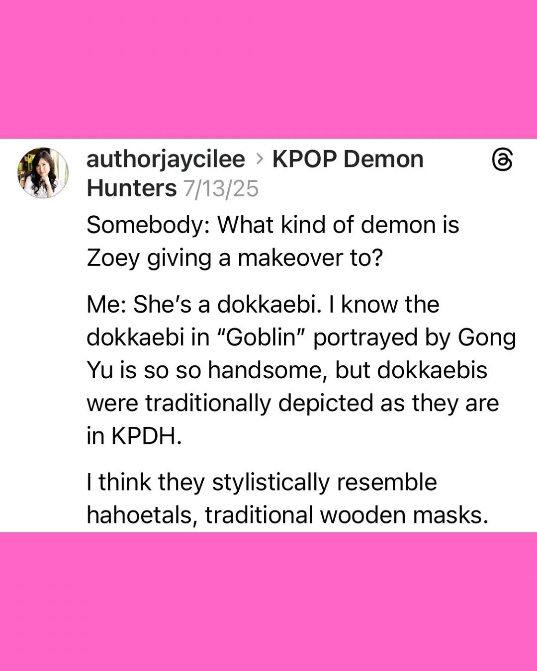 More Korean folklore tidbits from #kpopdemonhunters 😍
And remember, if you need a sure fire cure for your KPDH hangover, NINE TAILED has your back.
Then KING FORETOLD will ease your NINE TAILED hangover 😂
#bookstagram #bookrecommendations #roman