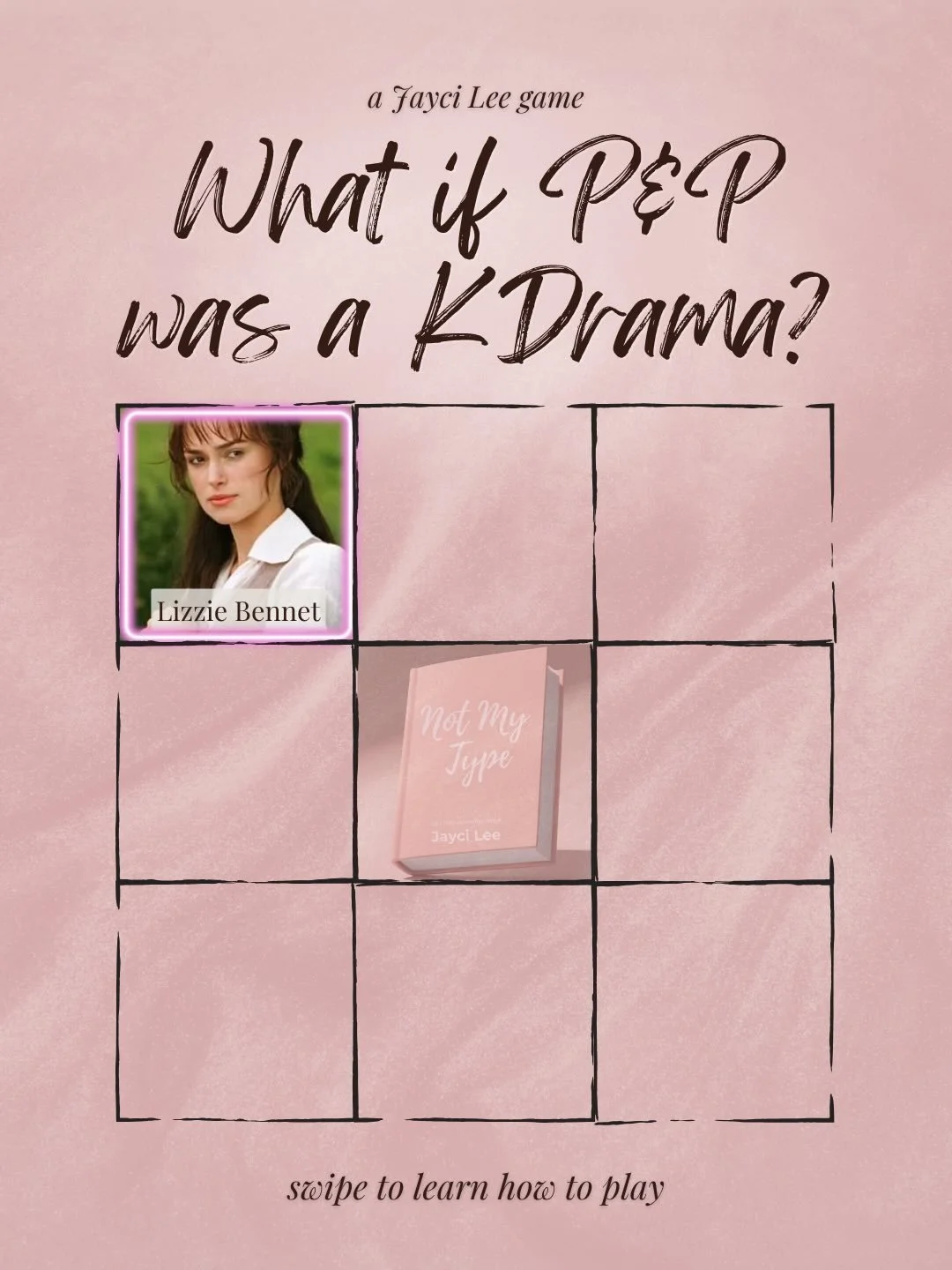 Welcome to my new game: P&amp;P meets KDrama!

Together we&rsquo;re going to find the KDrama equivalent of all the P&amp;P main characters! All you have to do is tell me who you think is most like the selected Pride and Prejudice character. 

We&rsqu