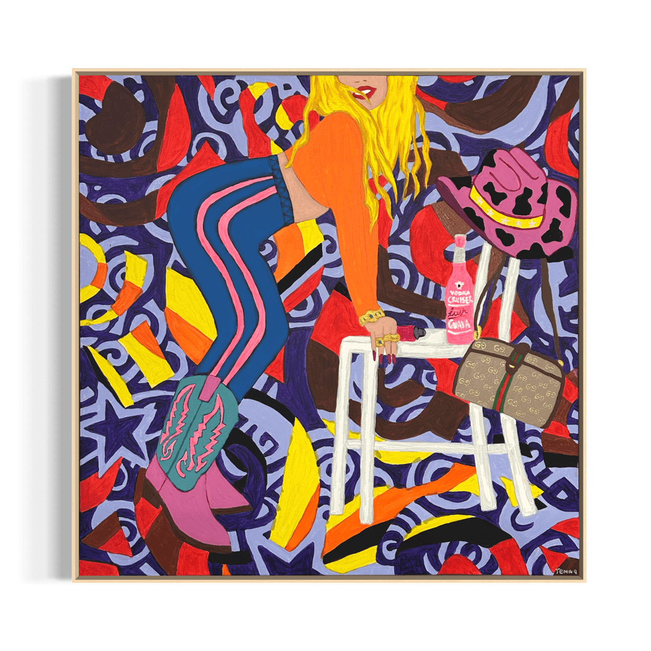‘Meet me at the surfy II’ original artwork