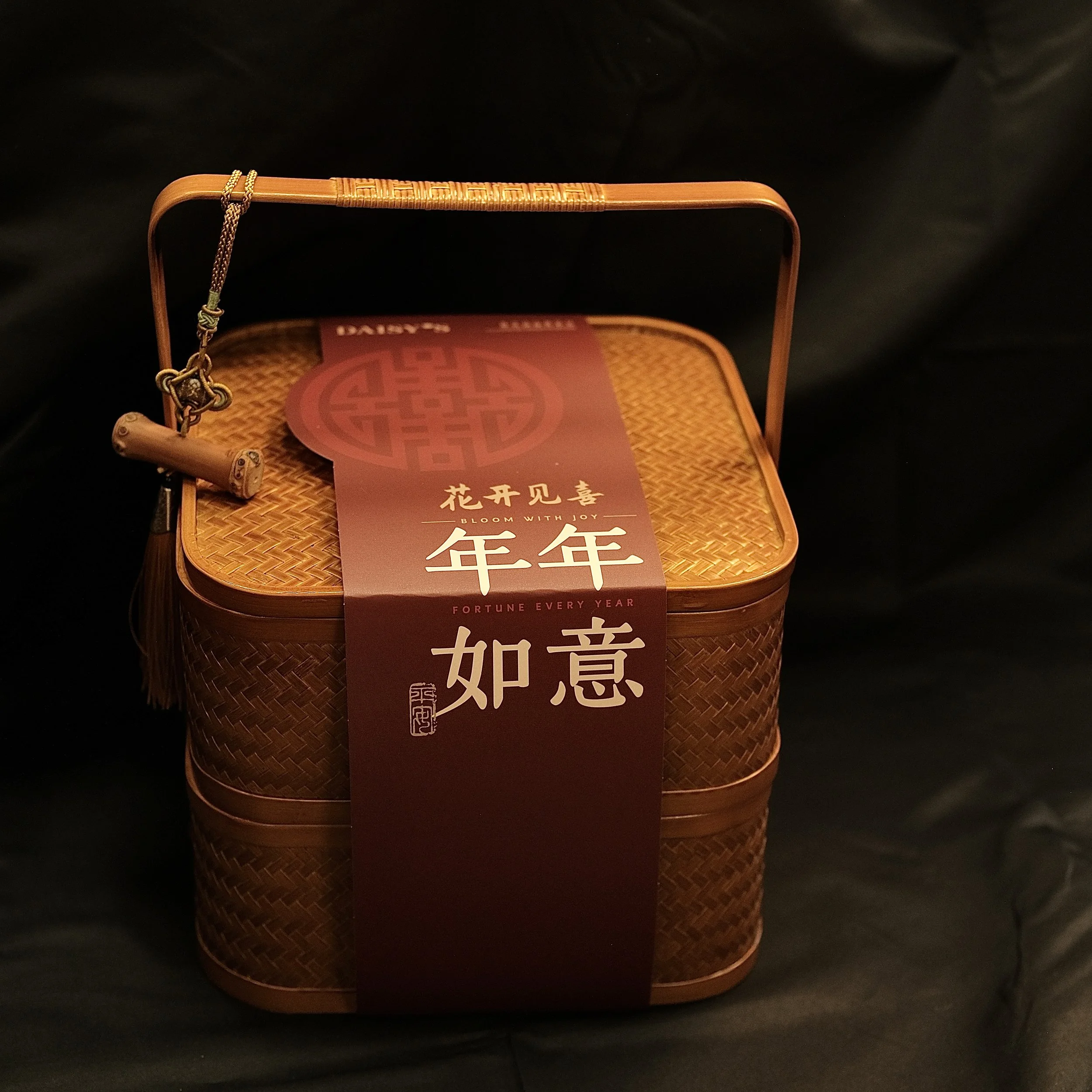 精选花酥竹编礼盒 Flower Pastry Premium Collection