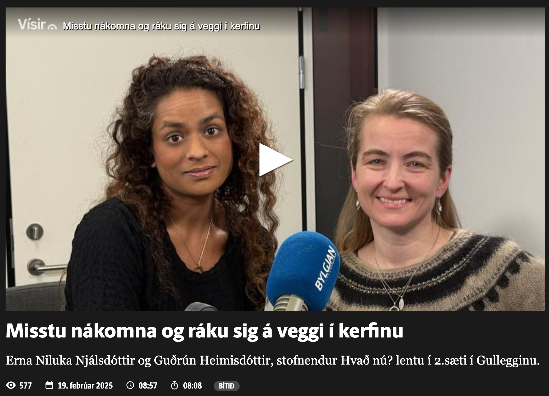 Bítið spjallar við Hvað nú?
