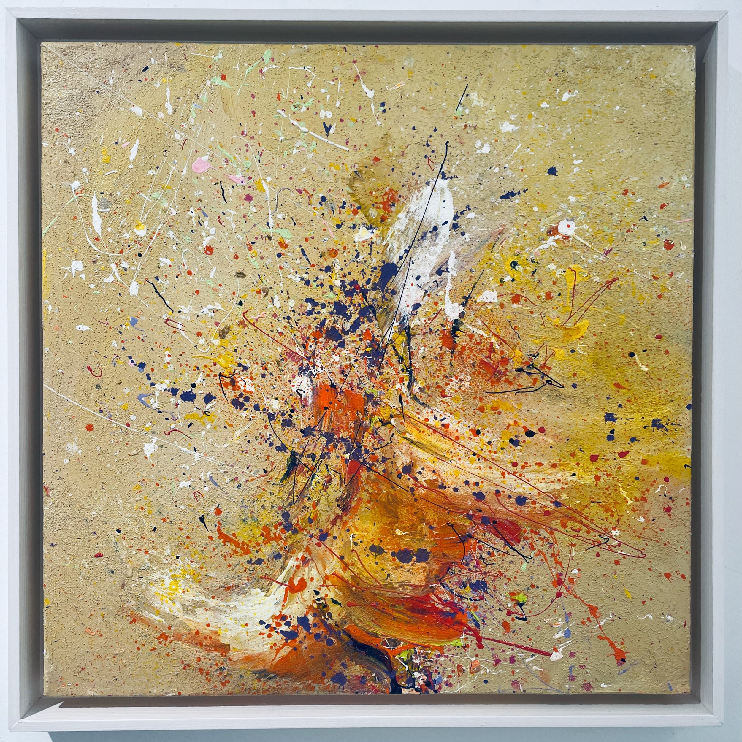Yellow, bright light