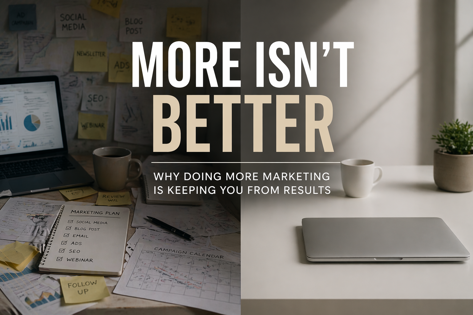 Stop Doing More Marketing: Why More Activity Is Making Your Results Worse