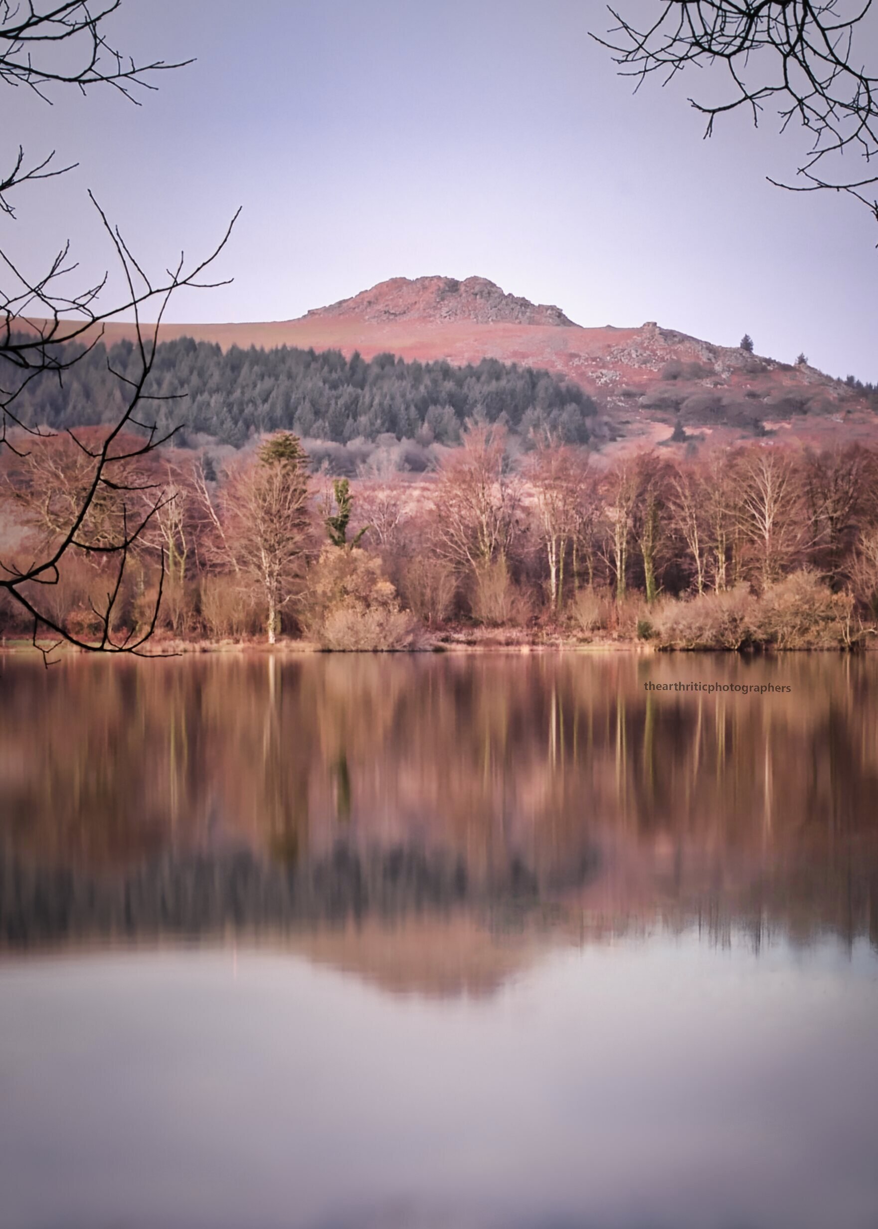 Over the lake. Burrato reservoir, Darmoor.
