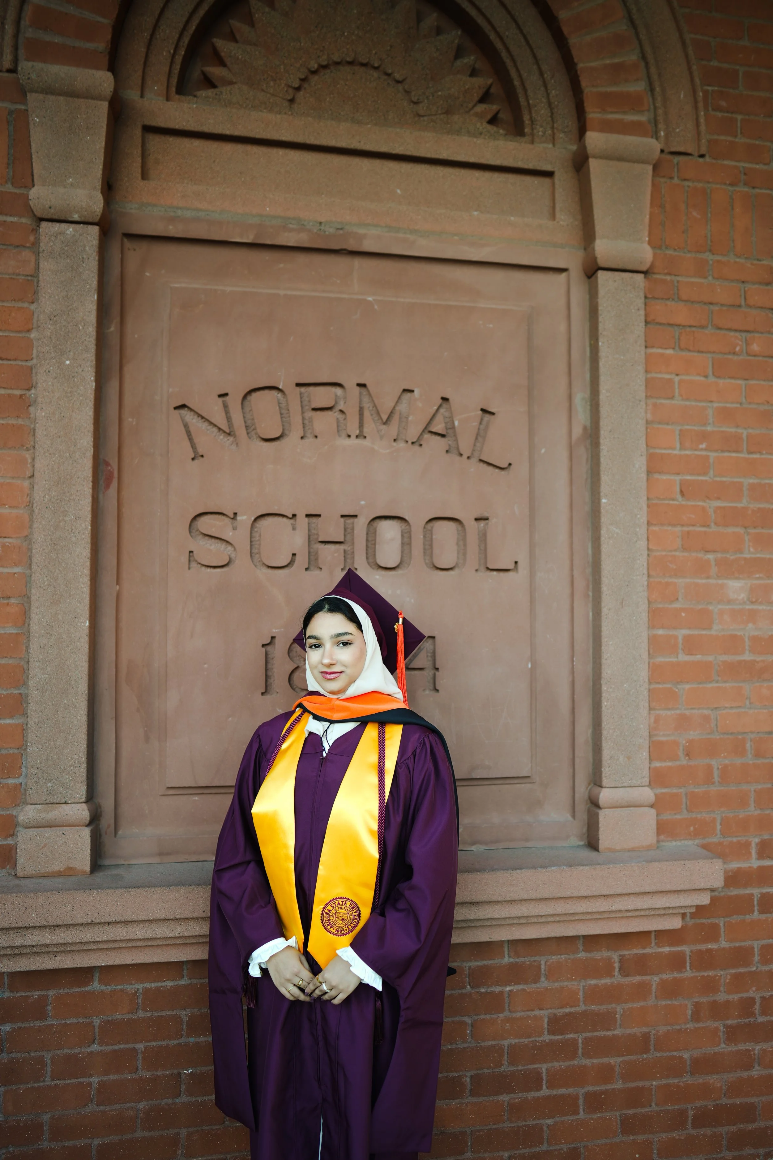 White Arizona Male Graduating from Arizona State University 