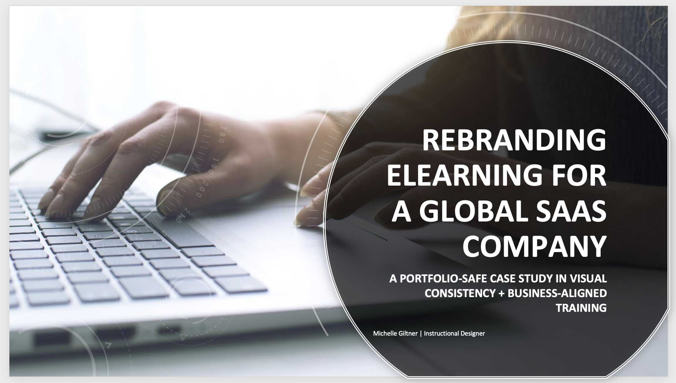 Software Rebranding Project Overview: Presentation designed in PowerPoint