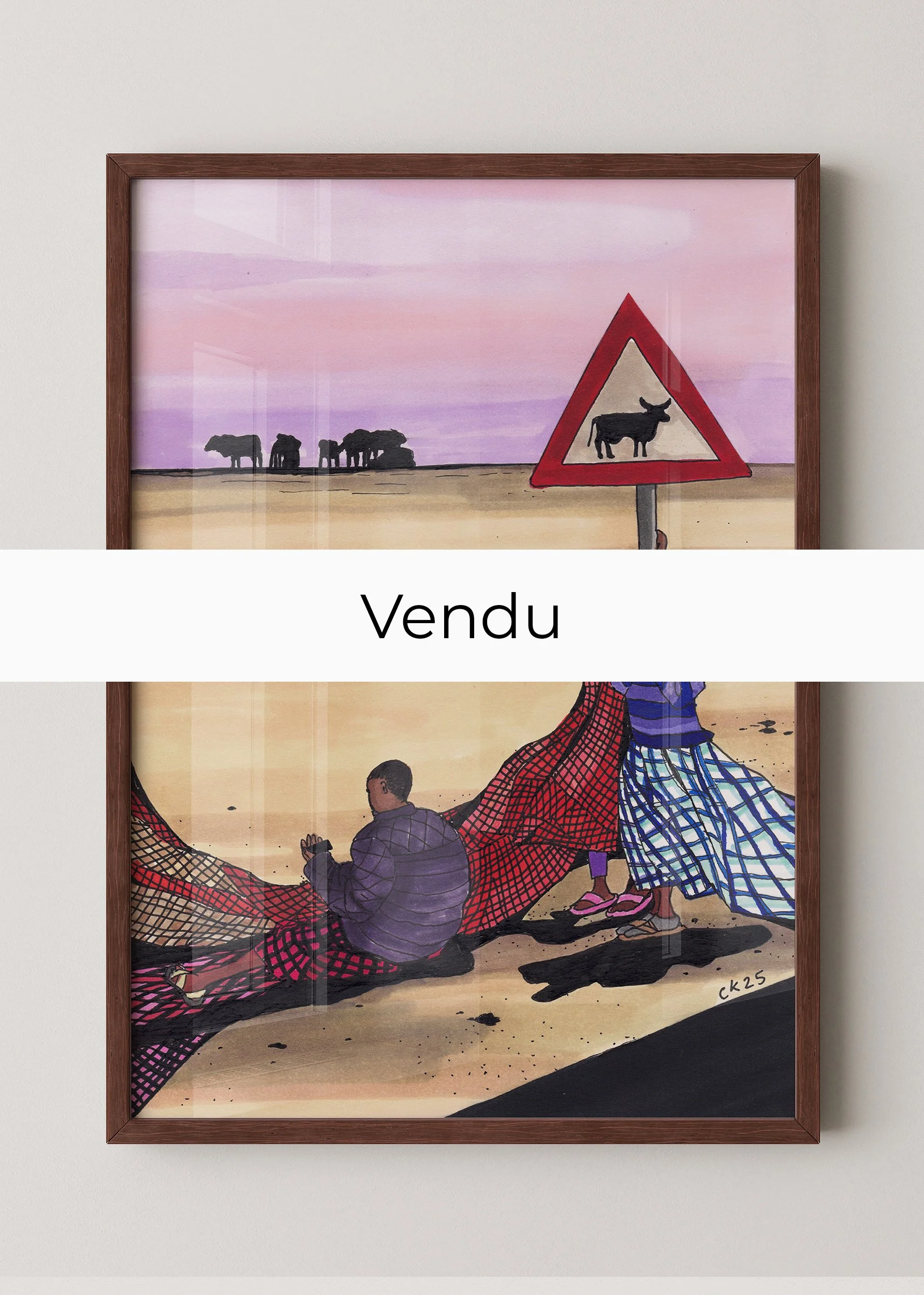 Les enfants Maasai | Oeuvre originale