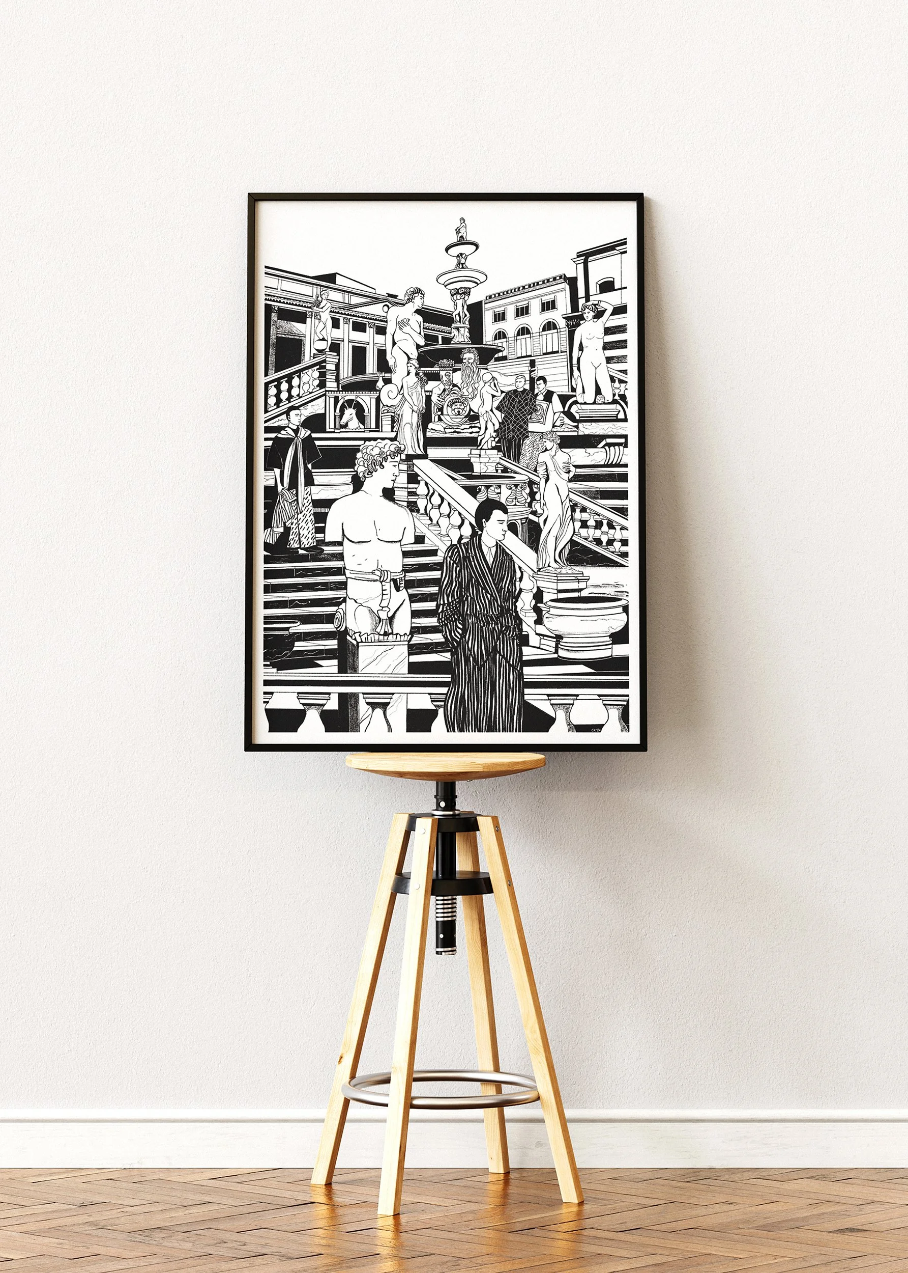 la-fontaine-aux-regards-illustration-fine-art-noir-blanc_2024_cecile-krahenbuhl_mockup-3_web.jpg