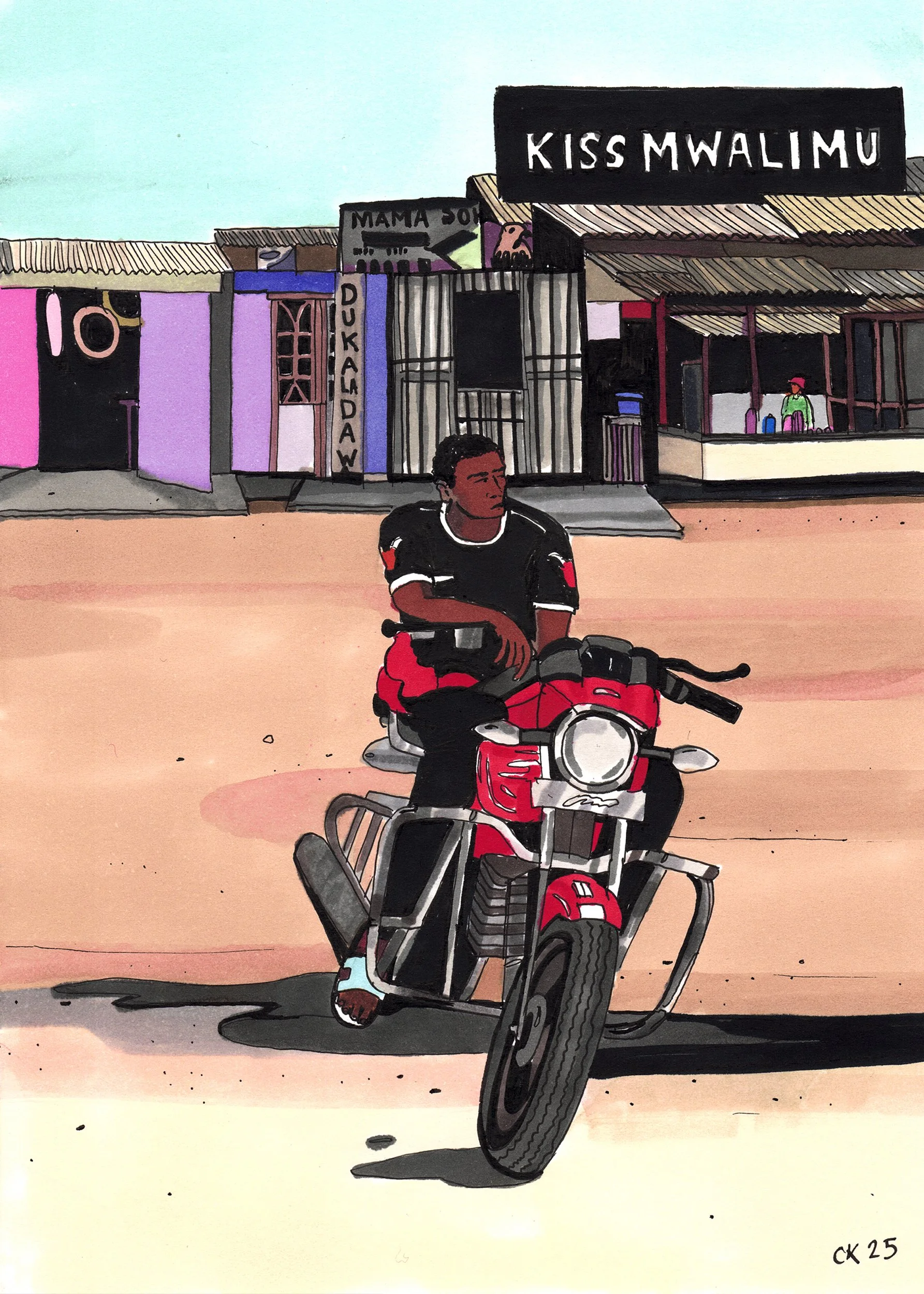 homme-moto-tanzanie_encre-alcool_2025_cecile-krahenbuhl_illustration-web.jpg