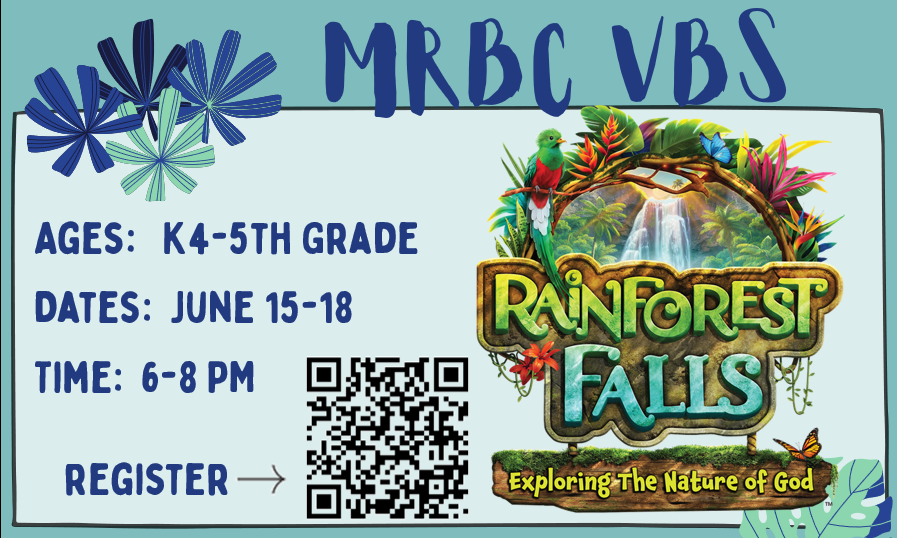 Vacation Bible School: June 15-18