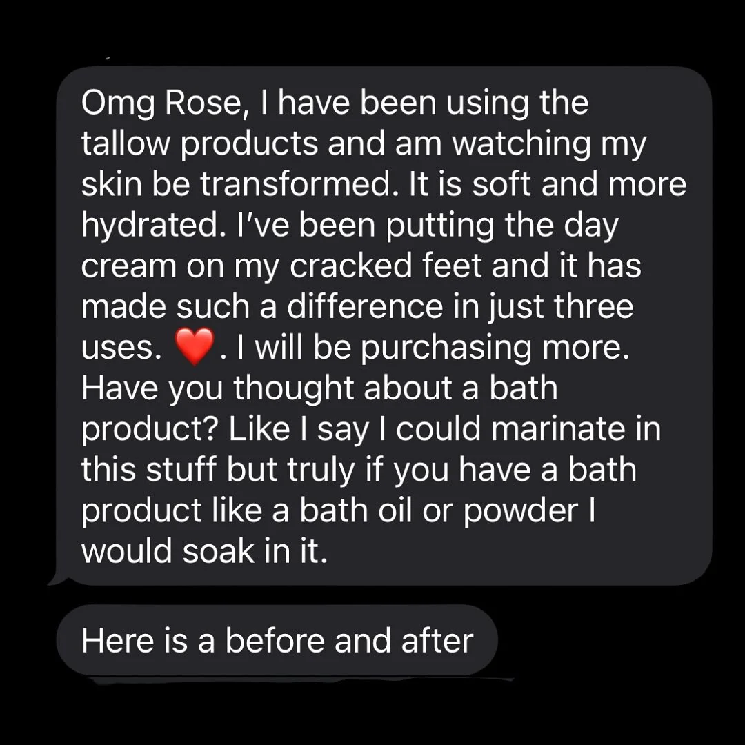 Tallow really does work miracles&hellip;👀🤣

Our favorite review yet. Keep them coming! 

#tallow #tallowskincare #tallowbalm #naturalskincare
