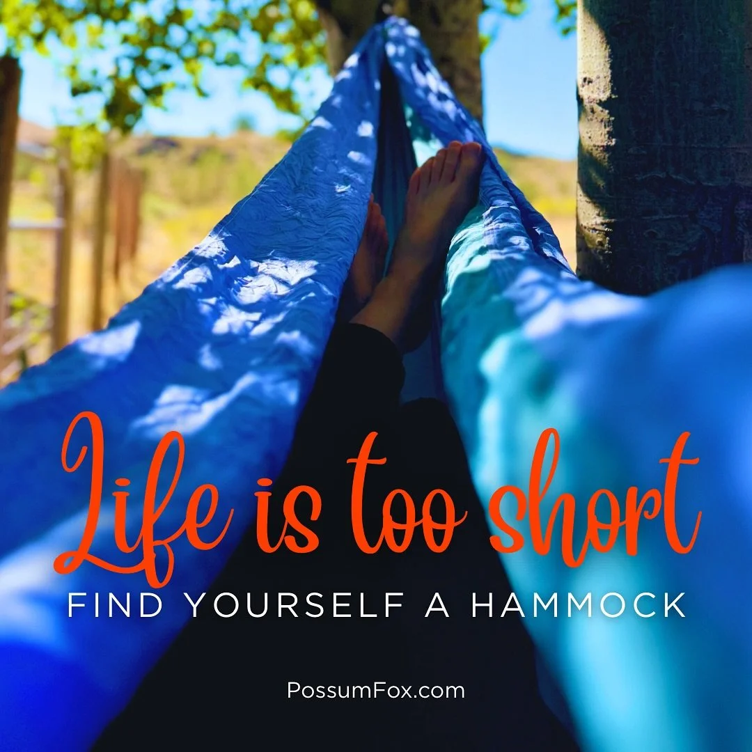 It&rsquo;s amazing what 30 minutes in a hammock will do for your all around well-being. ☀️