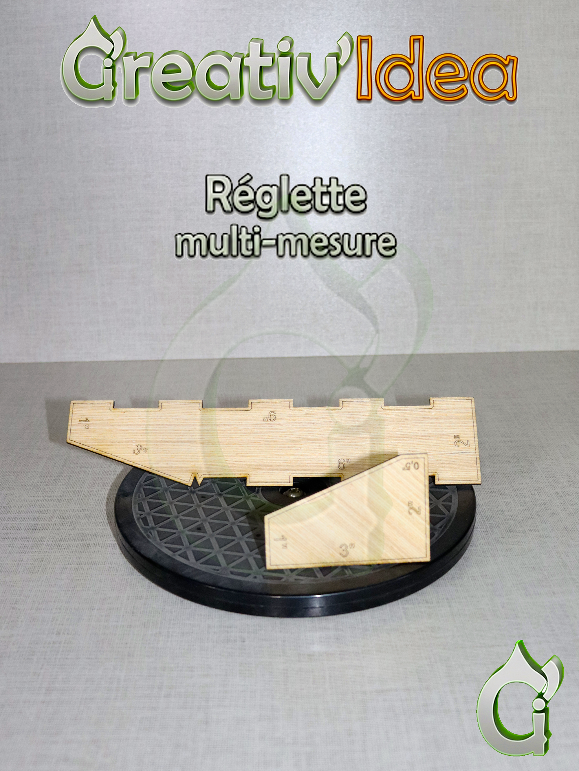 Svg - Réglette multi 3" ou 9"