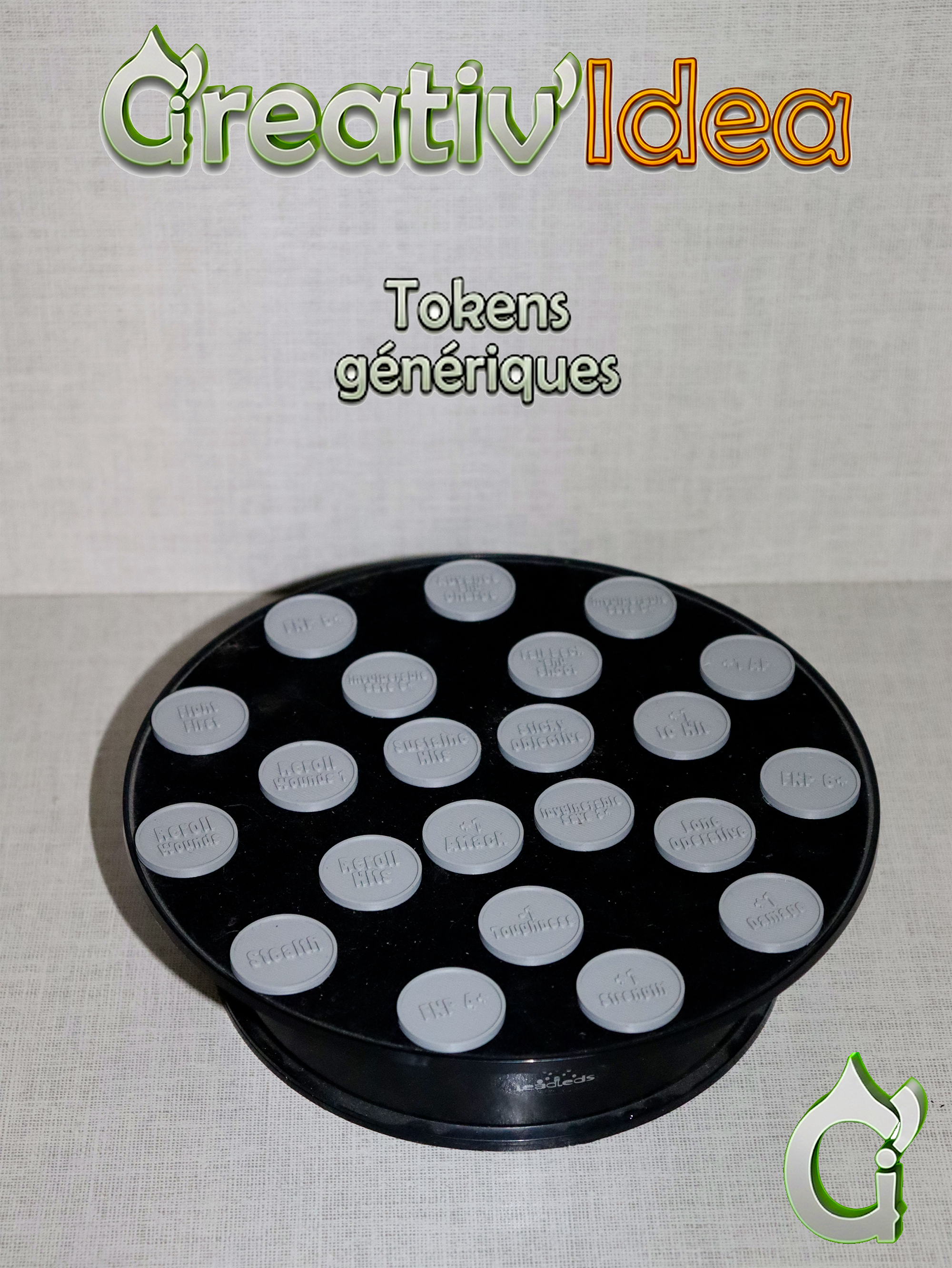 Stl - MEGA Kit de Token Générique