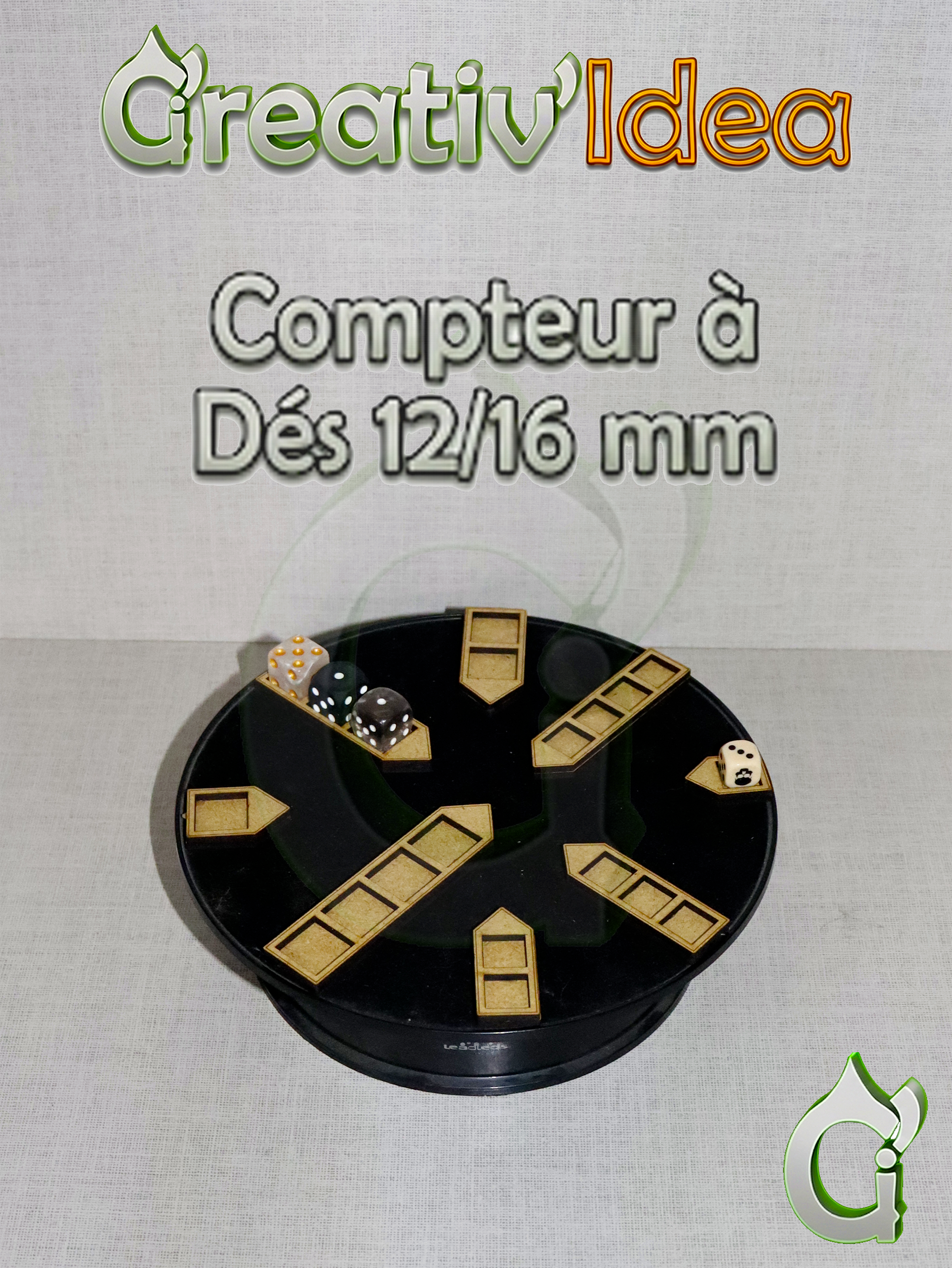 Svg - Compteur à Dés 12/16 mm