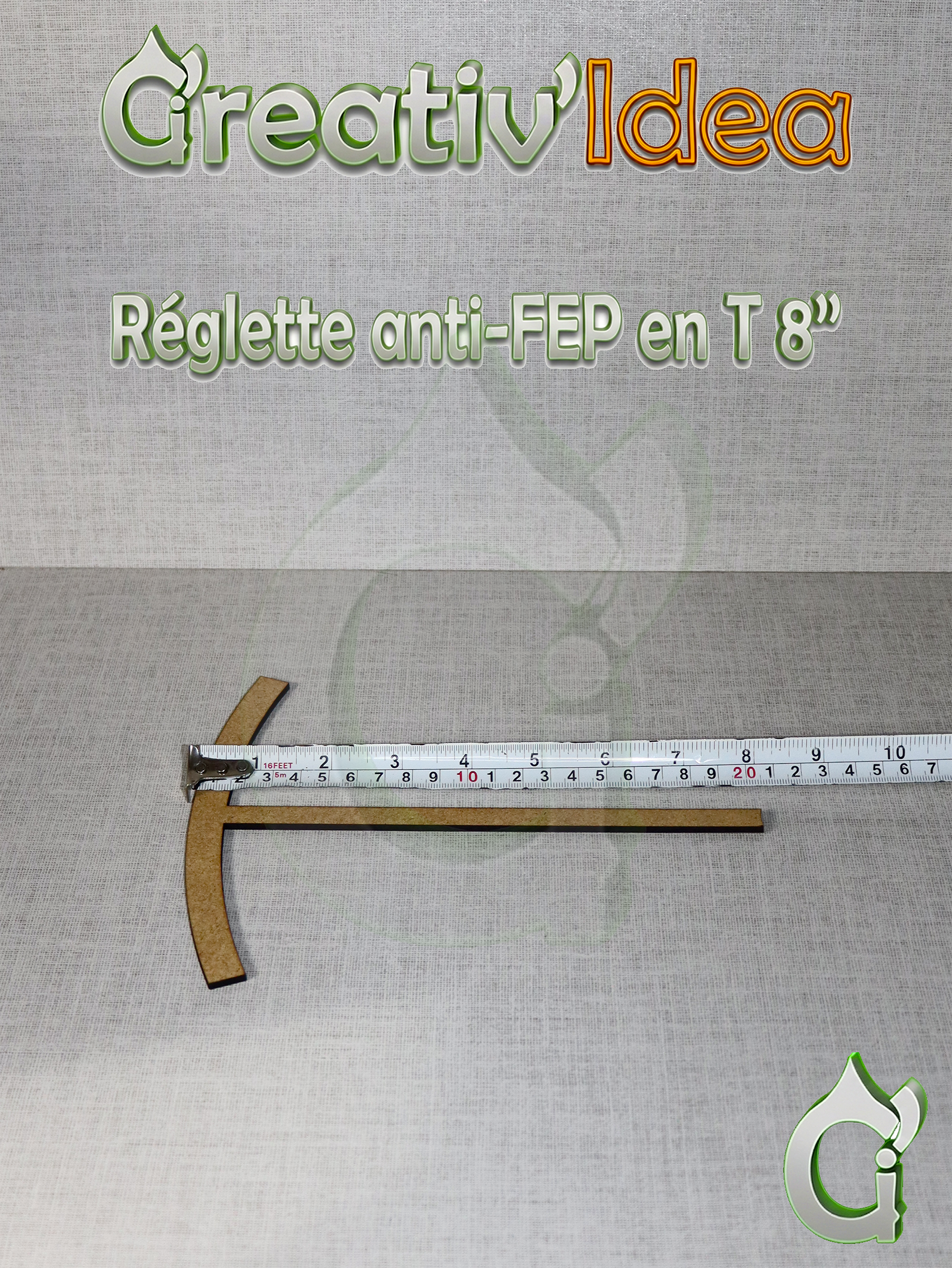 Réglette anti-fep 6", 8" et 9"