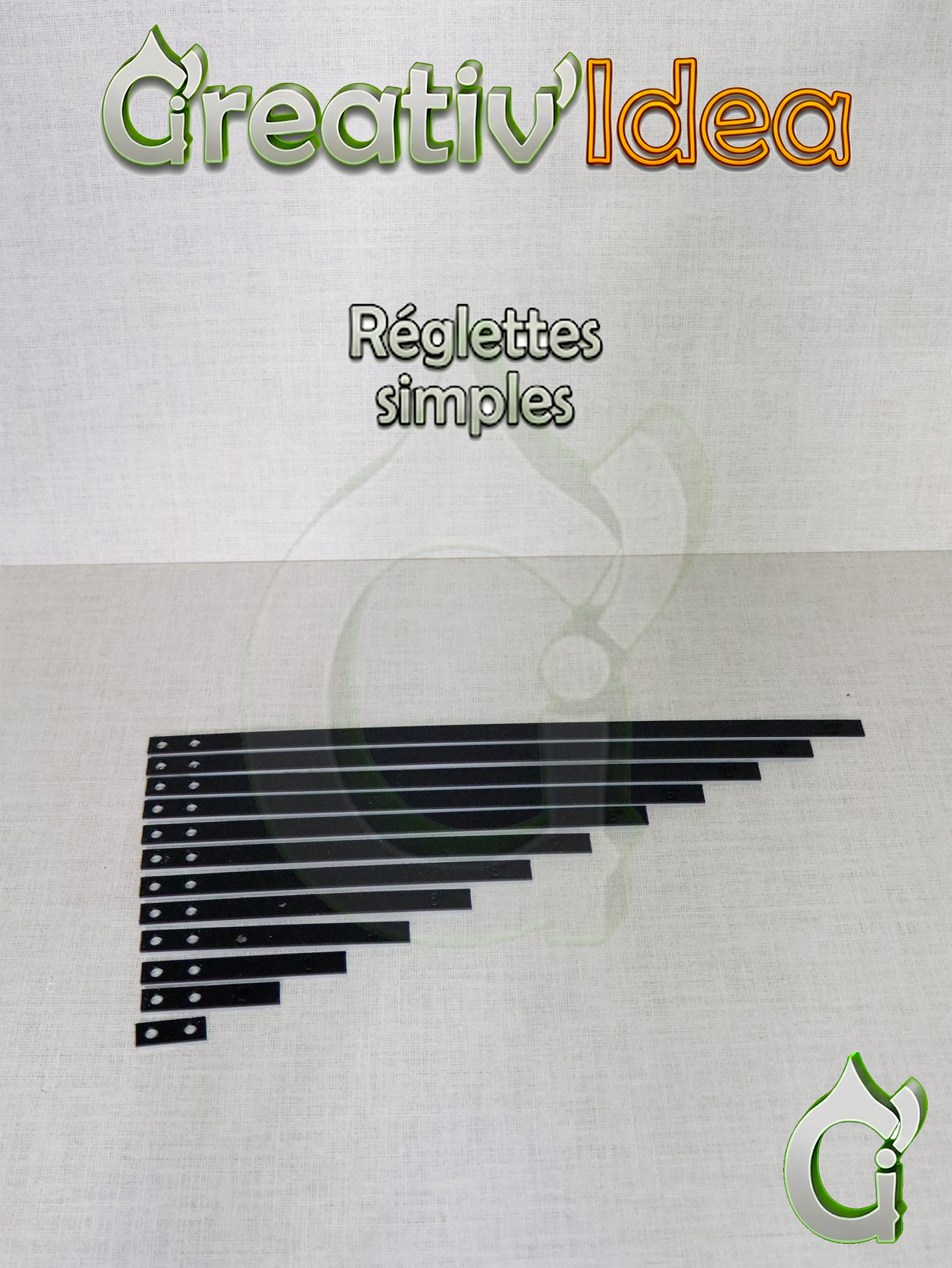 Stl - Kit Réglettes simples