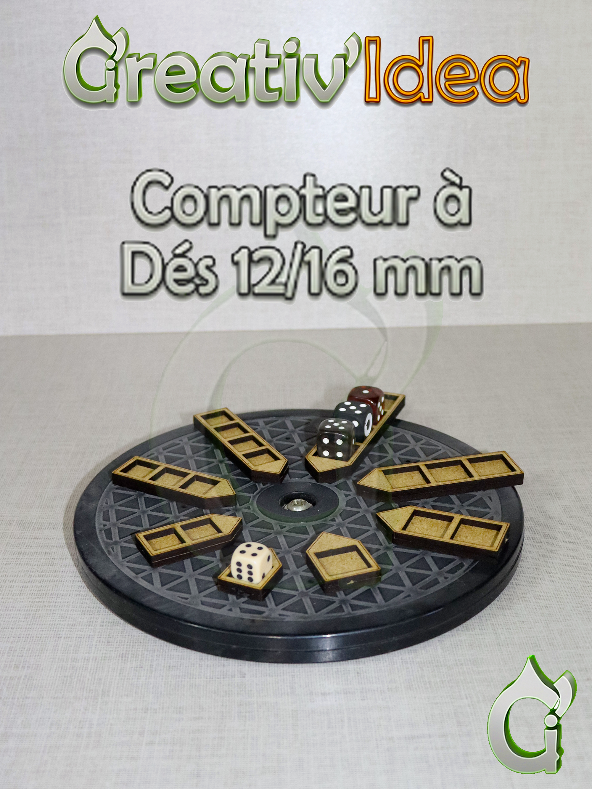 Compteur à Dés 12/16 mm