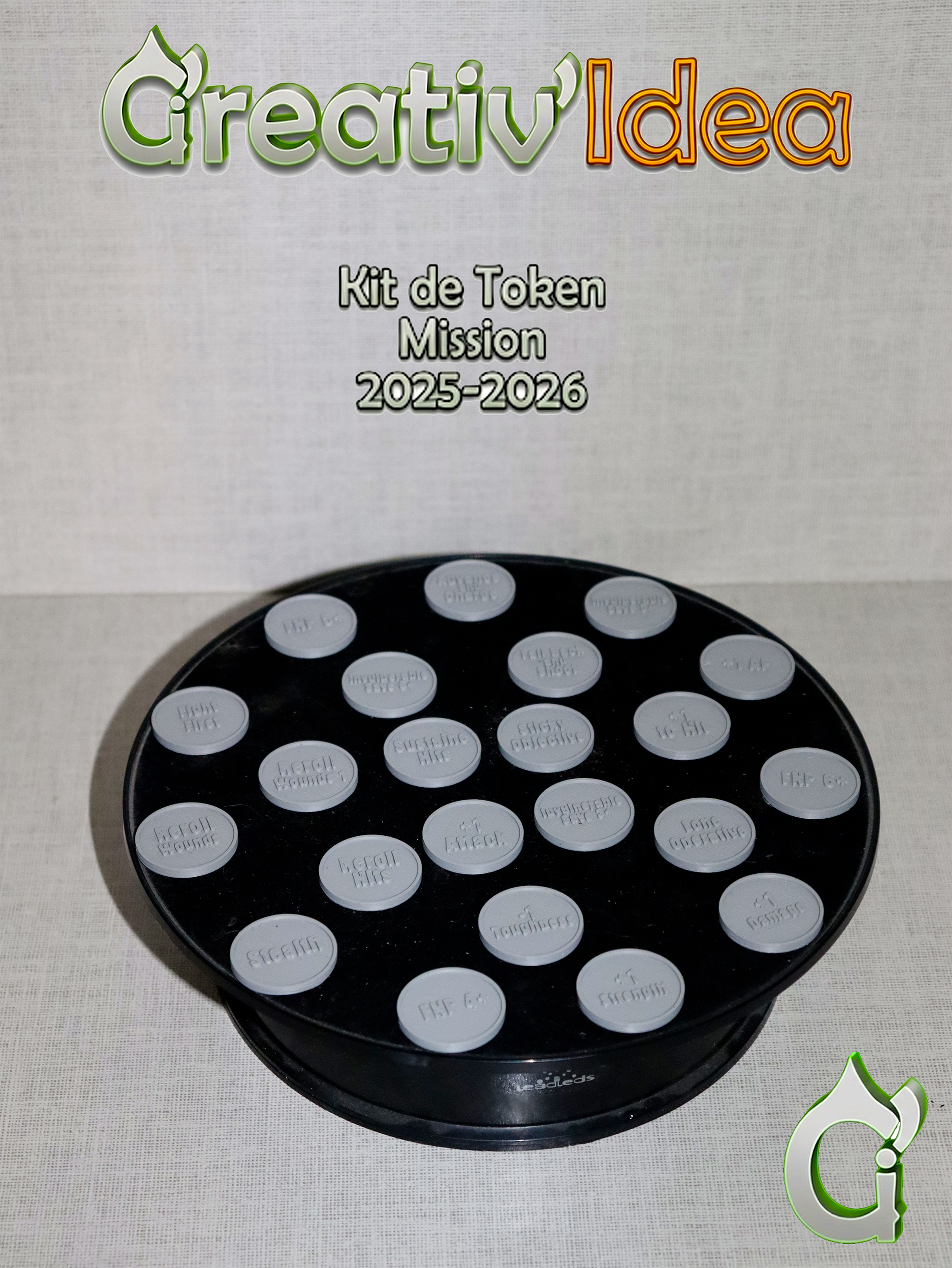 Stl - Kit de Token Mission 2025-2026