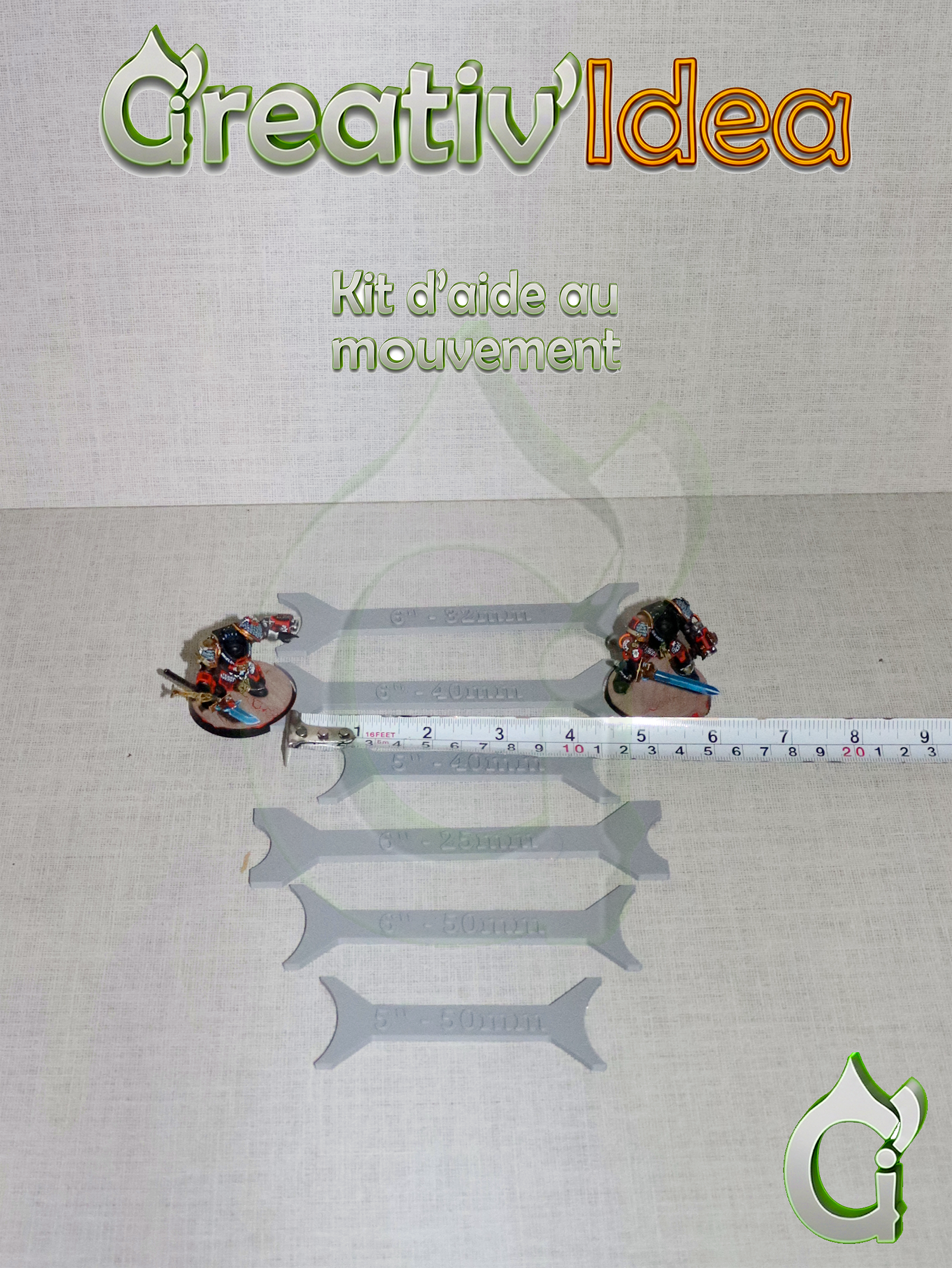 Stl - Réglette d'aide au mouvement