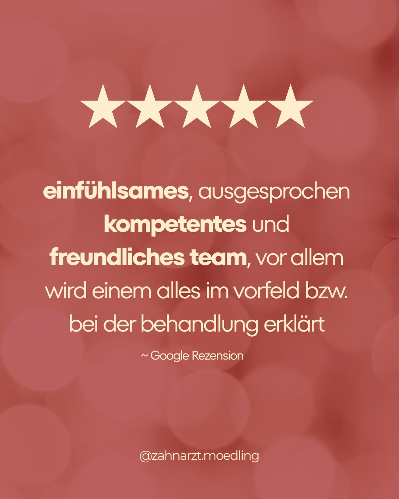 ⭐️⭐️⭐️⭐️⭐️ #zahngesundheit #zahnarztmoedling #gutez&auml;hne