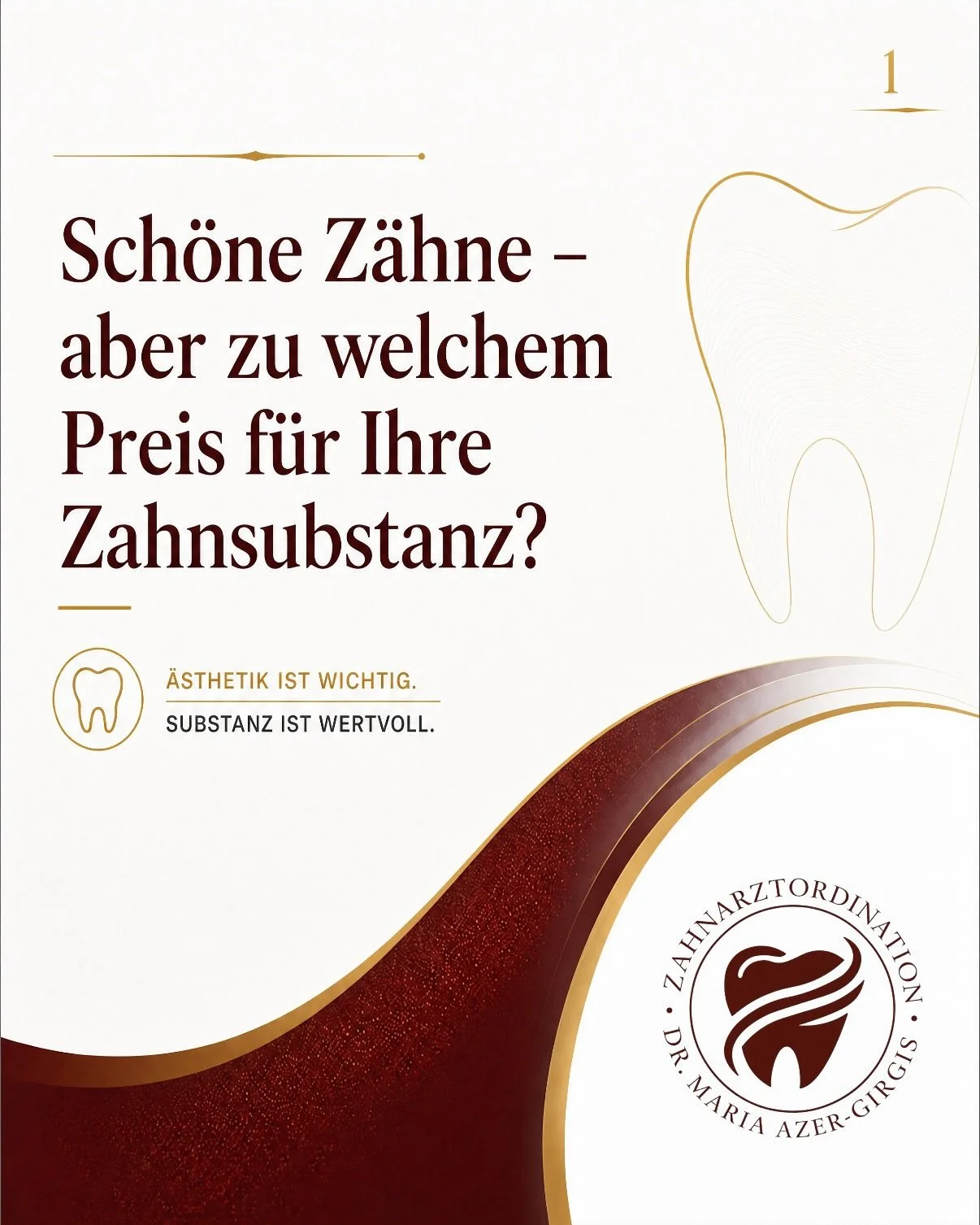 Sch&ouml;ne Z&auml;hne &ndash; aber zu welchem Preis f&uuml;r Ihre Zahnsubstanz? 

🦷 Veneers sind &uuml;berall. Was selten gesagt wird: Schmelz, der einmal weg ist, kommt nicht zur&uuml;ck.

Die drei Wege im Vergleich:
✨ Composite-Bonding &ndash; mi