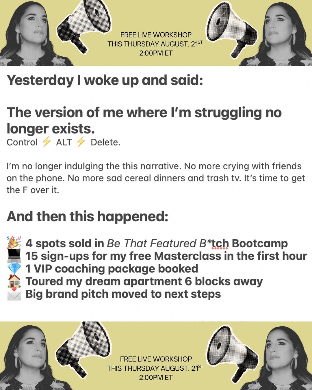 Think of your day as a chain reaction. The first link gets set when your alarm goes off, the last when your head hits the pillow. Everything in between? Programmed by how you treat yourself. Comment. 💪🏻 to get more detail details about my FREE mast