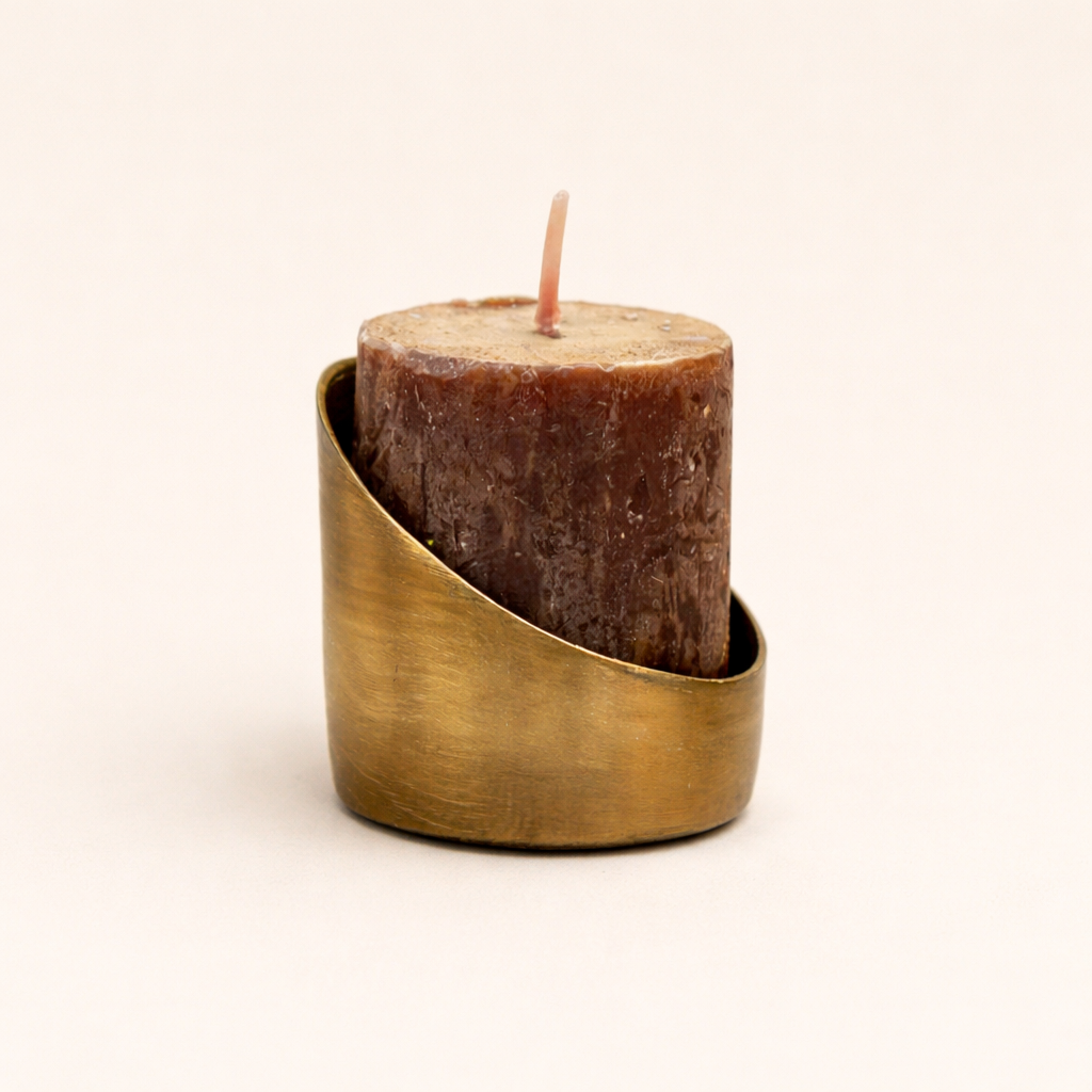 PHOTOPHORE EN FER DORE