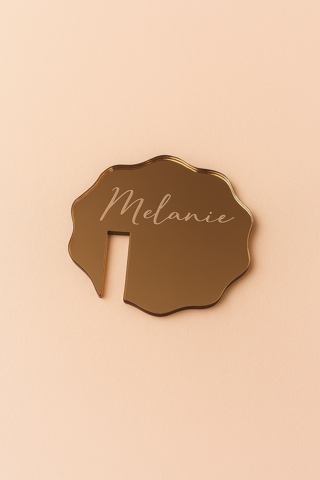 MARQUE-VERRE "MIRROR BRONZE"