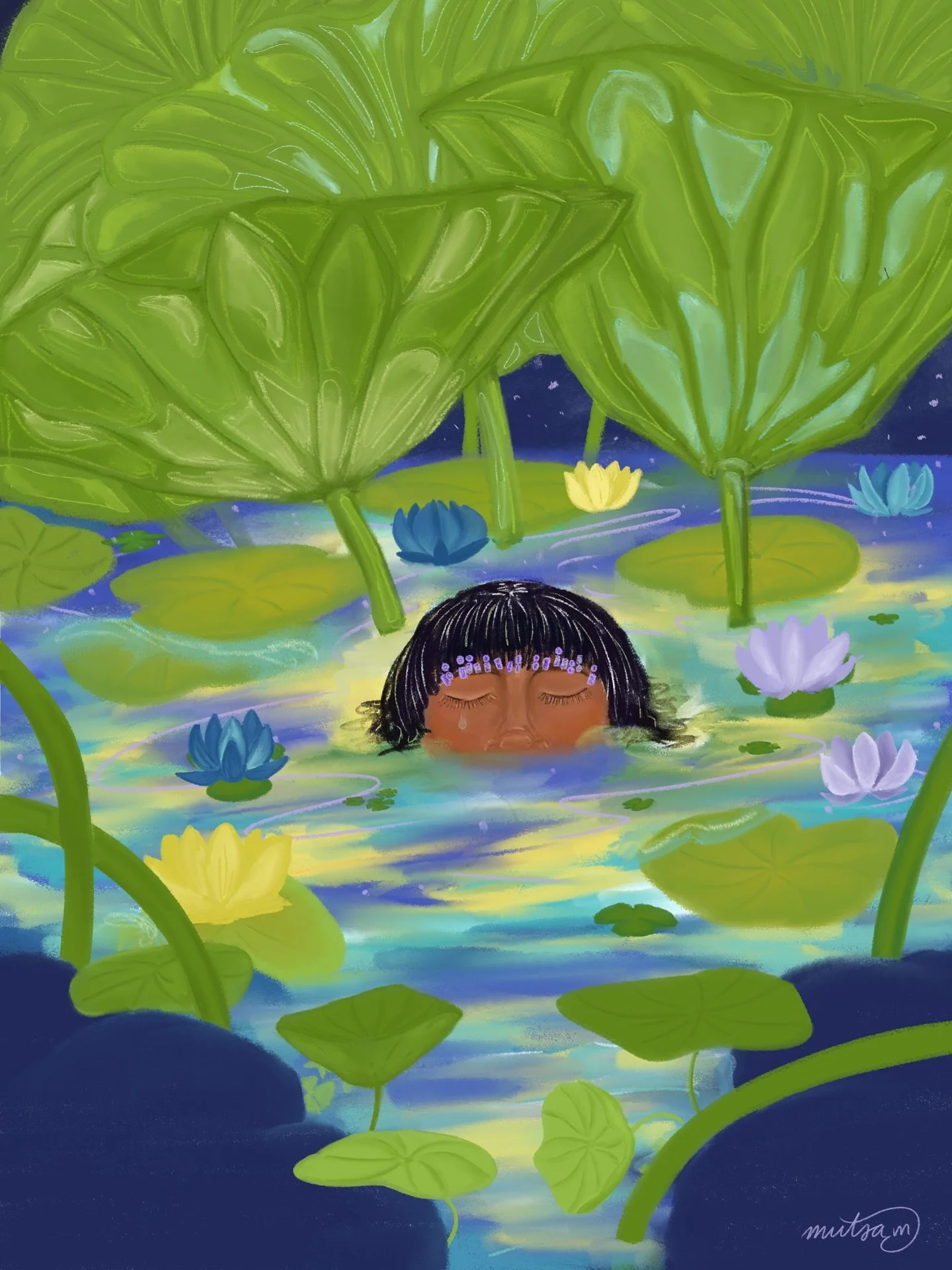 Beginning again. Please hold. 

#artwork #anodetolove #procreate #selflove #freshstart